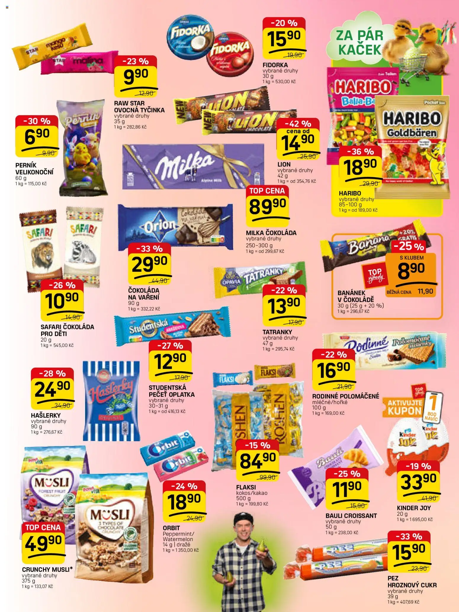 Flop leták - FlopTop od 25.02.2026 | Strana: 9 | Produkty: Čokoláda, Milka, Kinder Joy, Fidorka