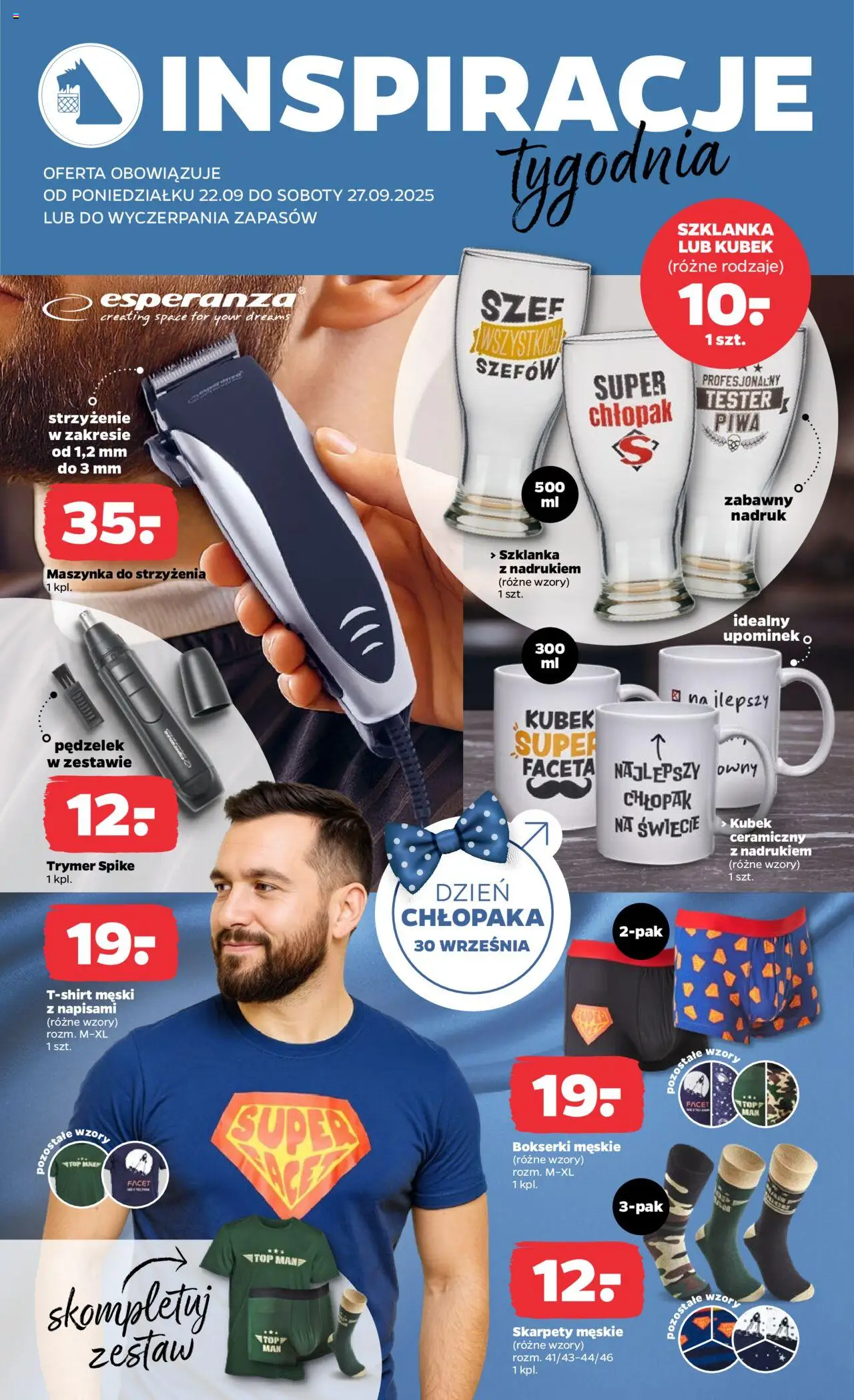 Netto gazetka - Non Food od 22.09.2025 | Strona: 2 | Produkty: Szklanka, Top, Bokserki, Skarpety męskie