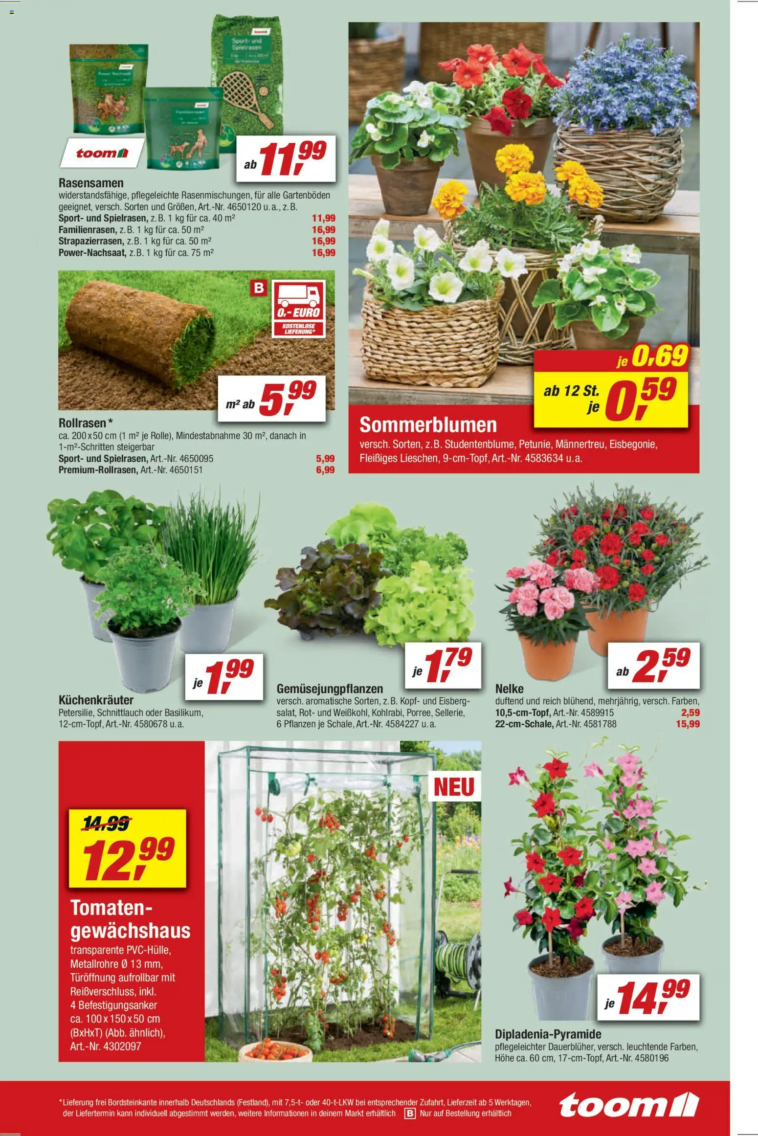 Toom Baumarkt Prospekt 	 – gültig ab 03.04.2026 | Seite: 9 | Produkte: Tomaten
