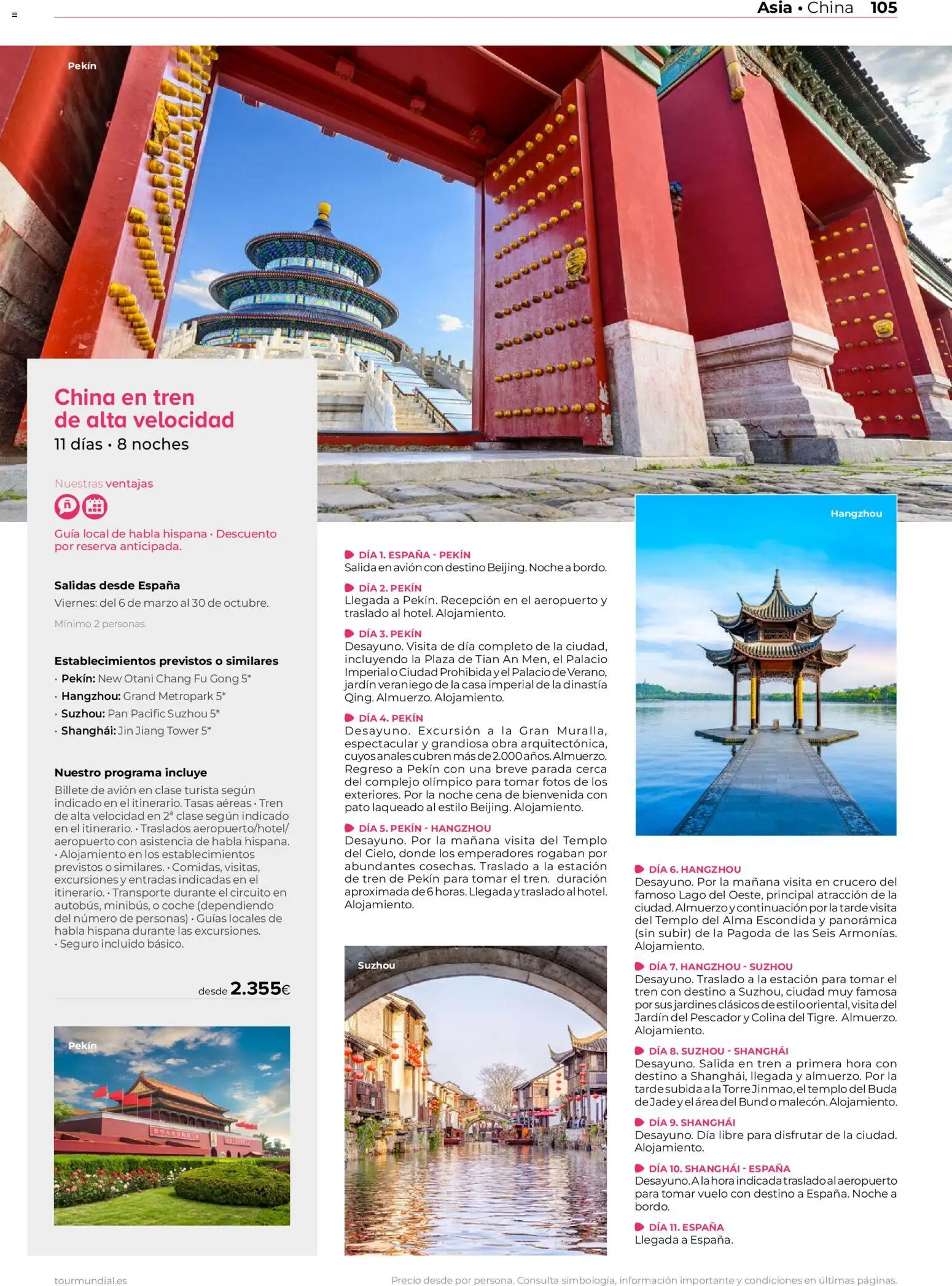 Viajes El Corte Inglés Asia y Oceanía │ válido desde el 01.01.2026 | Página: 105 | Productos: Pan