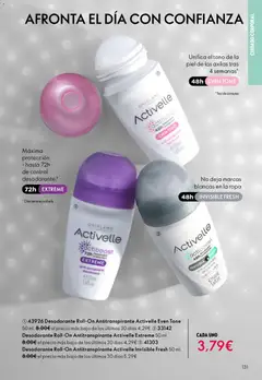 Vista previa Oriflame - Catálogo Campaña 5 válido desde el 01.04.2026 | Página: 131 | Productos: Desodorante, Antitranspirante, Ropa