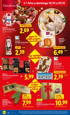 Pré-visualização Favorina Pai Natal de Chocolate, Emb. 150 g válido de 15.12.2025 | Página: 20
