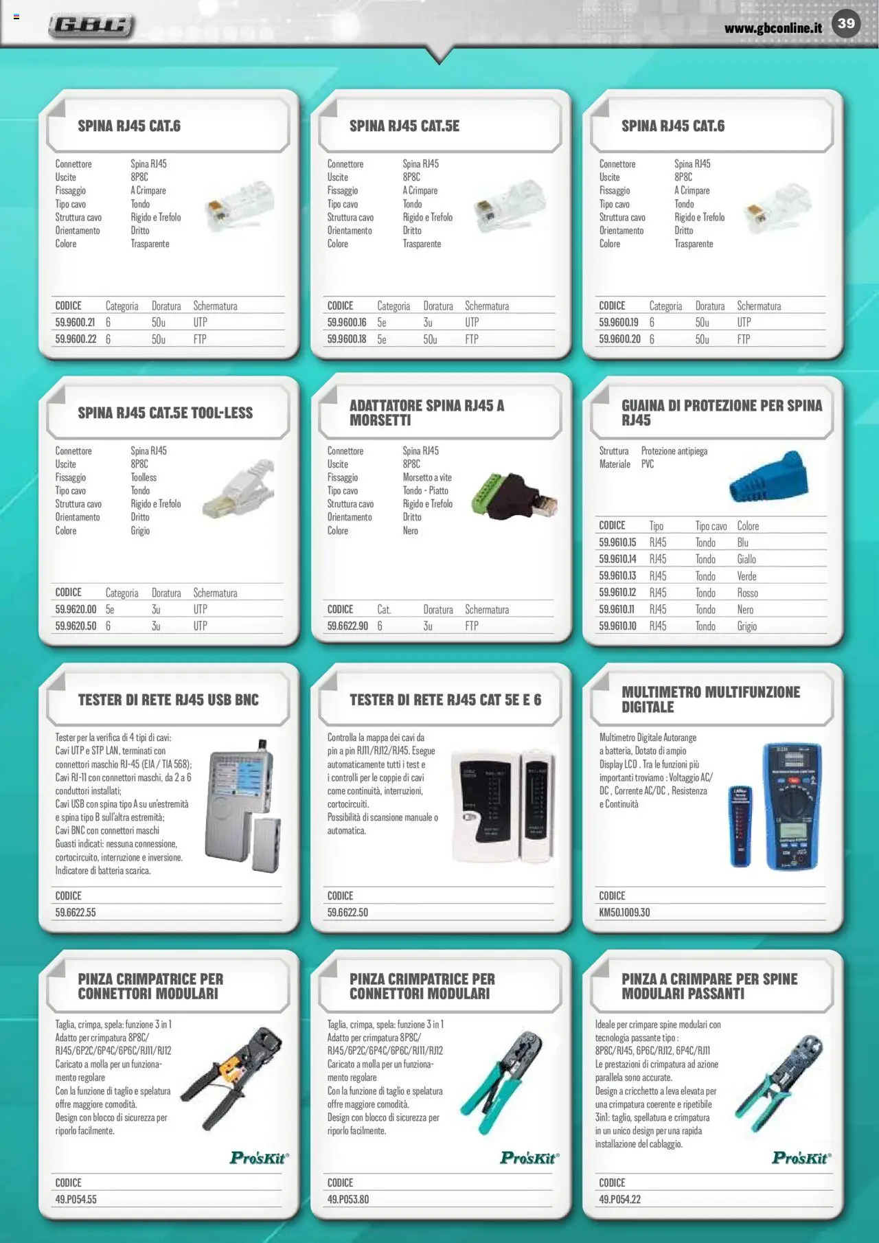 Volantino GBC del 09.06.2025 | Pagina: 39 | Prodotti: Cavo, Connettore, USB, Batteria
