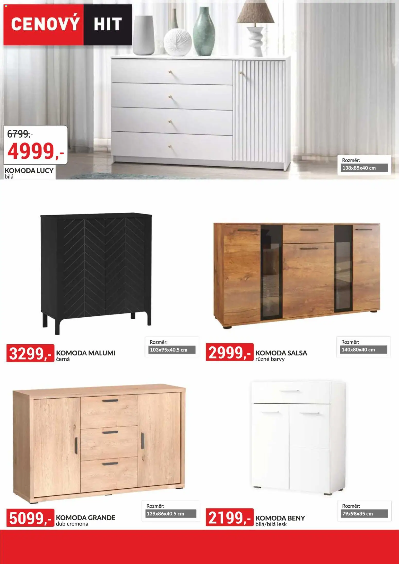 BAUMAX leták - Bydlení na míru podle vašeho stylu od 01.02.2026 | Strana: 34 | Produkty: Komoda, Barvy