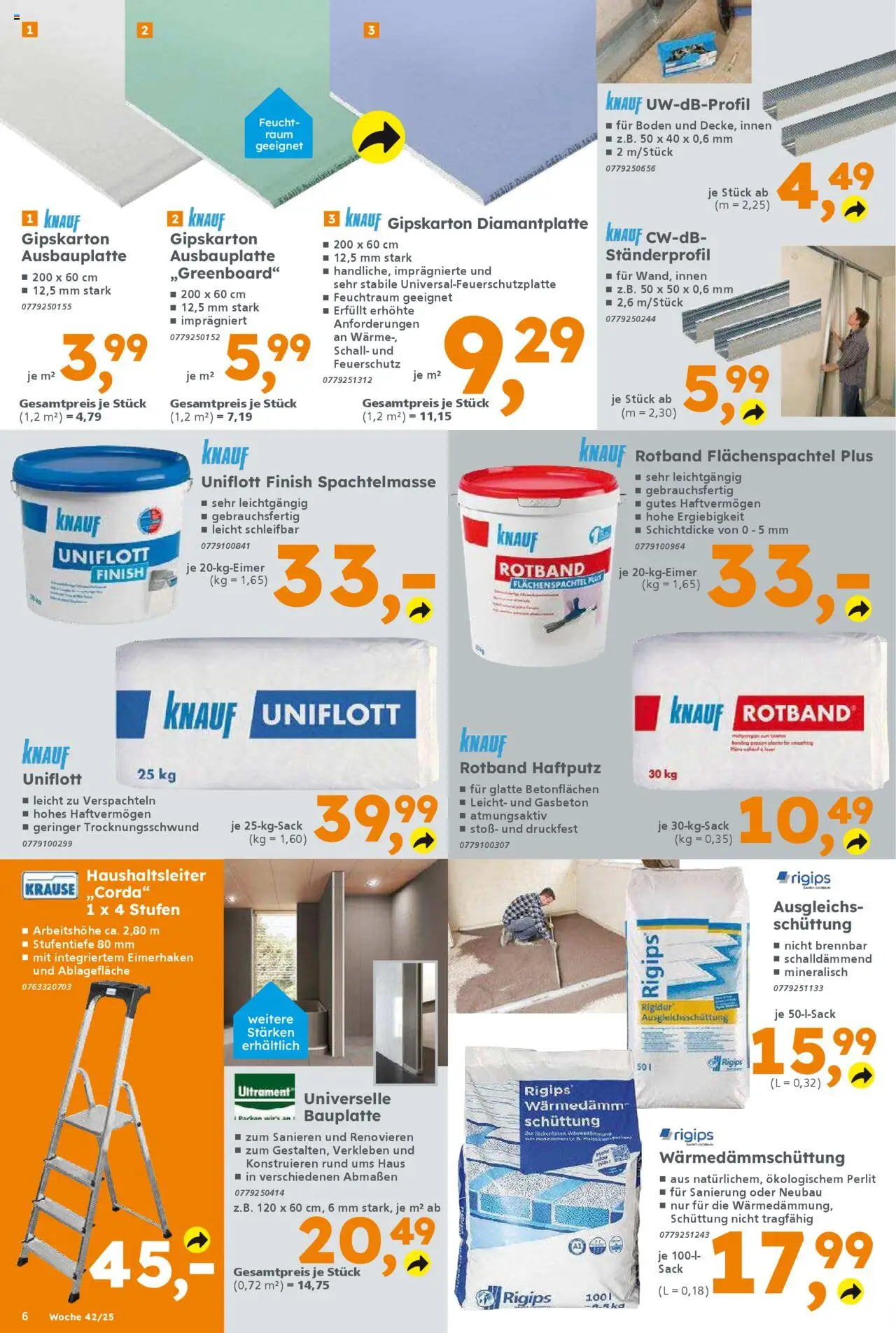 Globus Baumarkt Prospekt 	 – gültig ab 13.10.2025 | Seite: 6 | Produkte: Finish