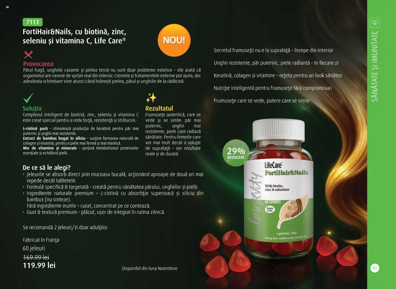 Noul catalog Life Care – valabil de la 01.10.2025 | Pagină: 47 | Produse: Jeleuri