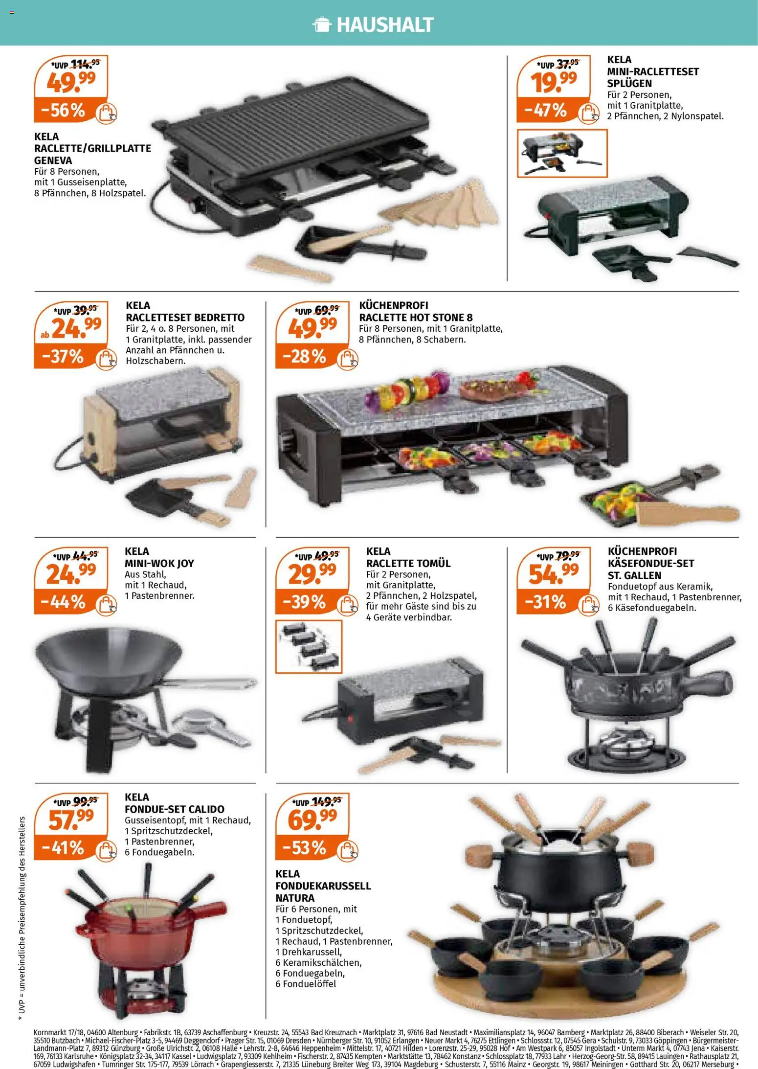 Müller Prospekt 	 – gültig ab 27.10.2025 | Seite: 14 | Produkte: Bad, Raclette
