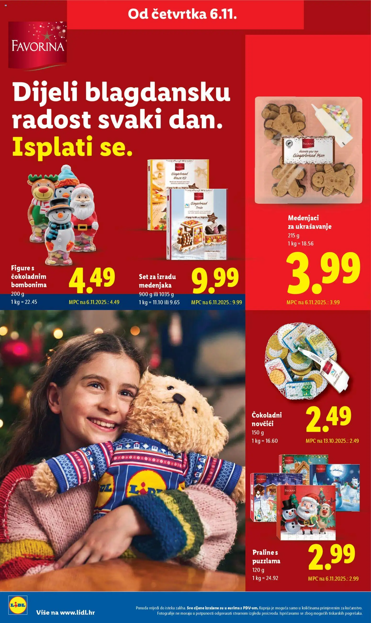 Lidl katalog | vrijedi od 06.11.2025 | Stranica: 54 | Proizvodi: Praline