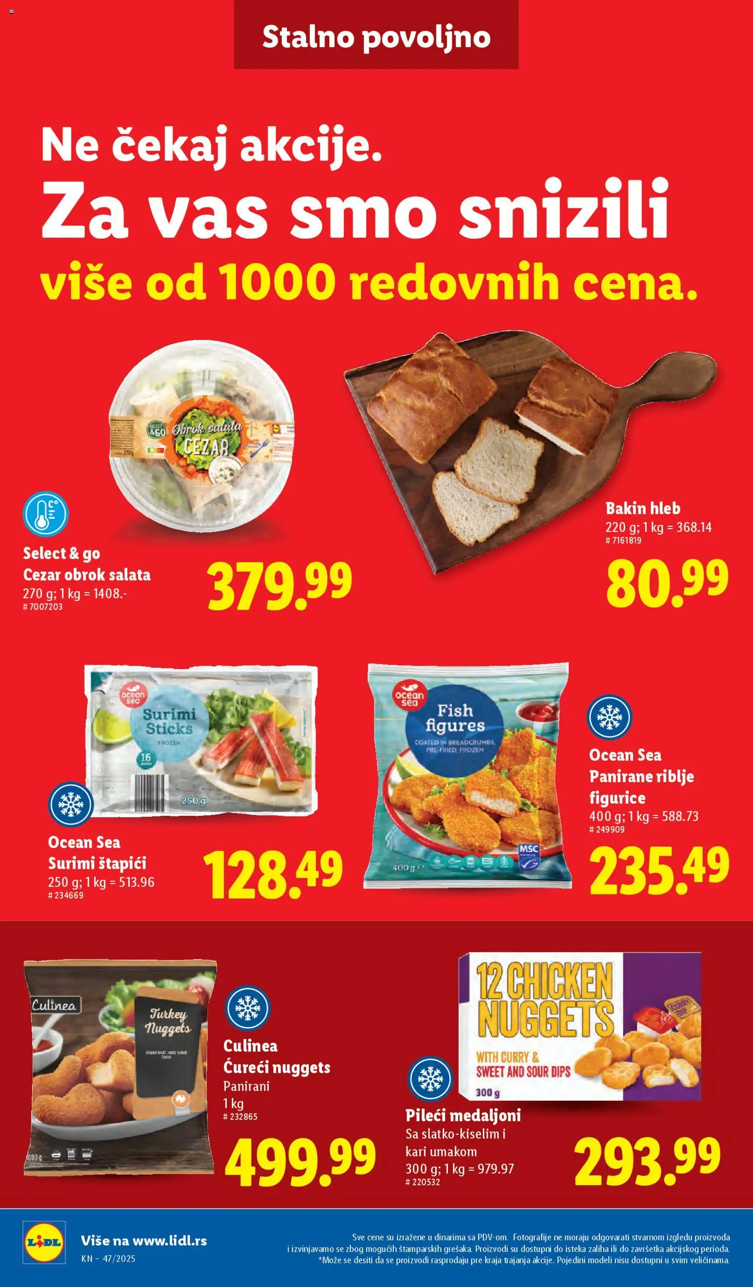 Lidl katalog - važi od 20.11.2025 | Strana: 34 | Proizvode: Salata, Surimi, Hleb