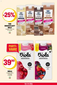  | Side: 11 | Produkter: Melk, Lettmelk, Bringebær, Tocător