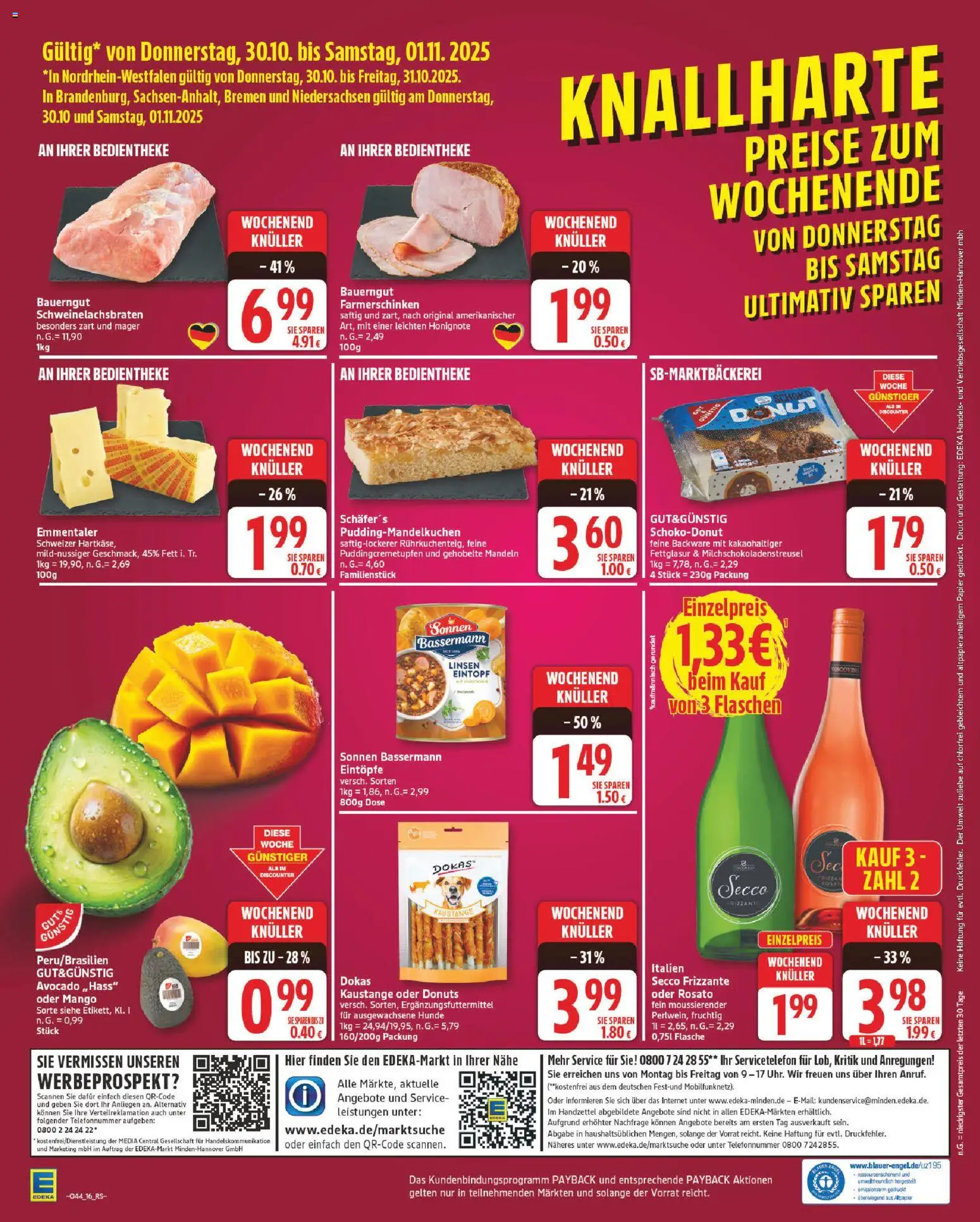 Edeka Prospekt 	 – gültig ab 27.10.2025 | Seite: 16
