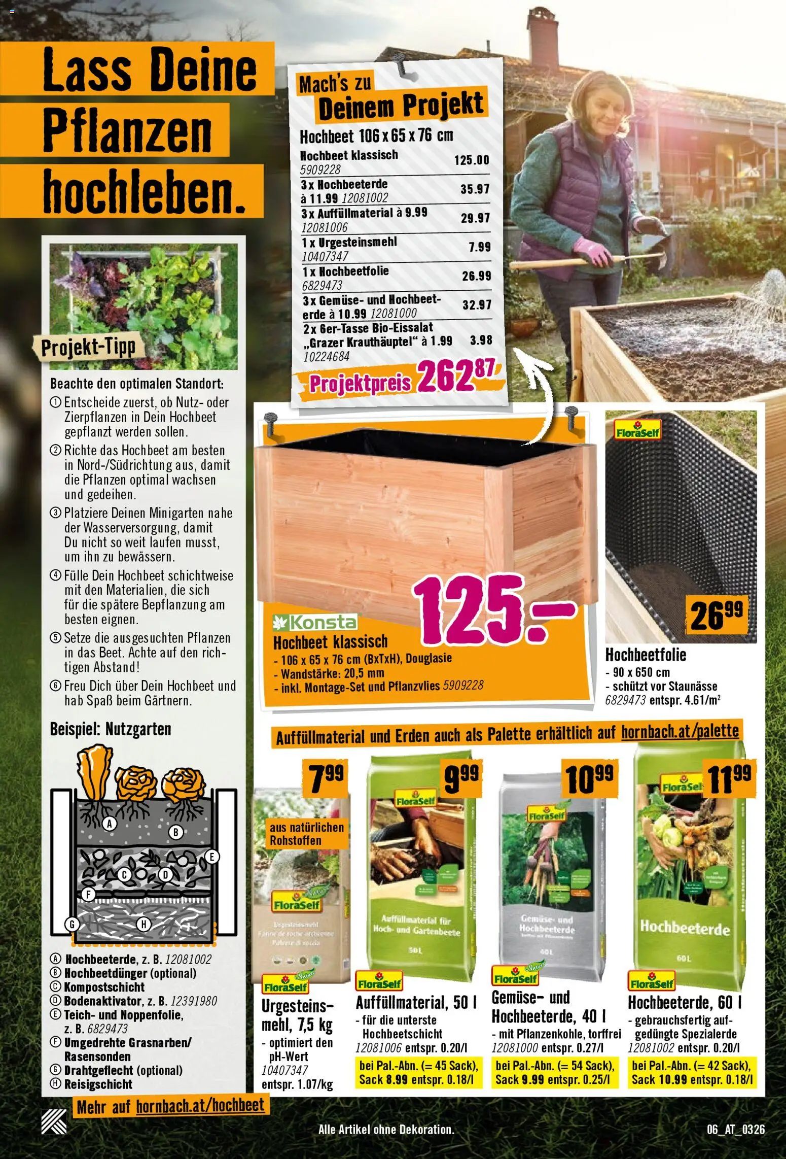 Hornbach Flugblatt gültig ab 17.03.2026 | Seite: 6 | Produkte: Gemüse
