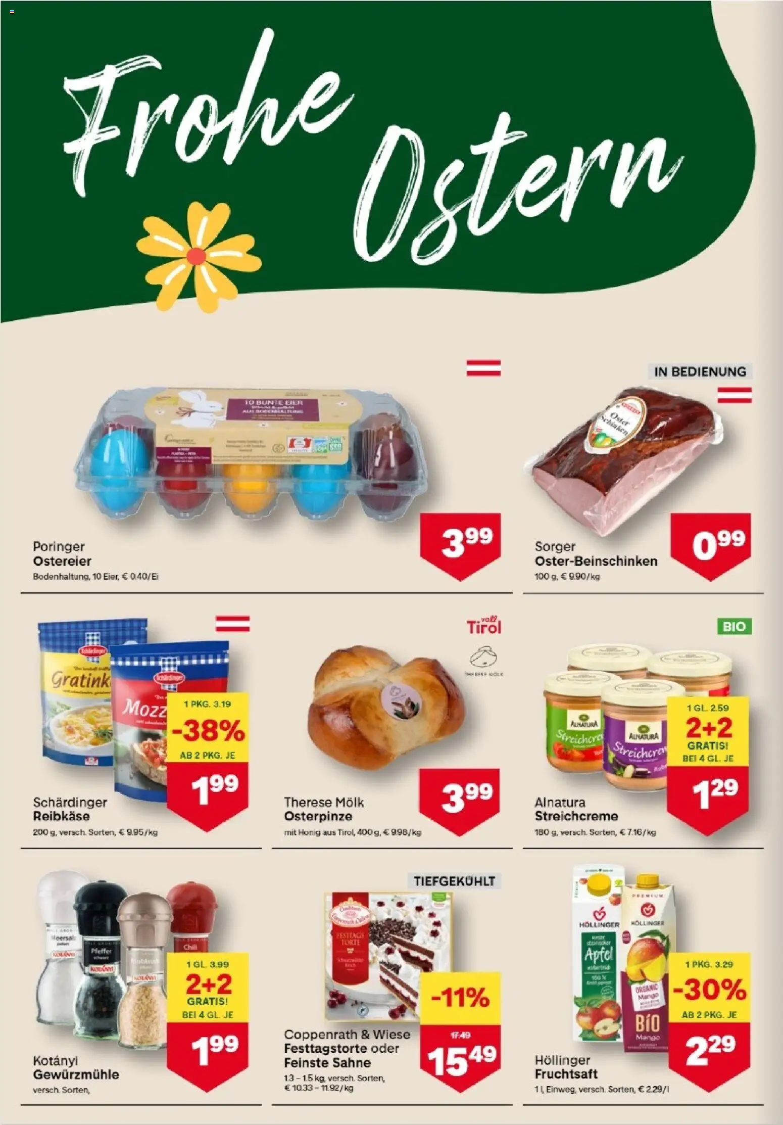 MPREIS Dellach im Drautal gültig ab 26.03.2026 | Seite: 6 | Produkte: Sahne, Pfeffer, Mango, Bier