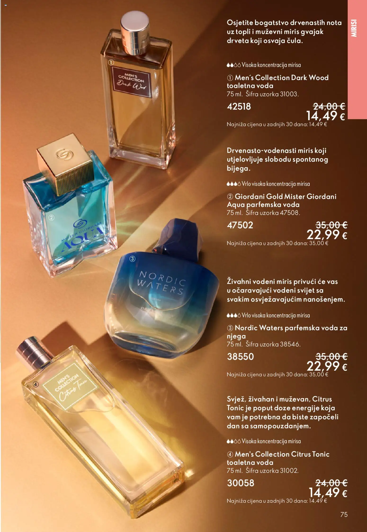 Oriflame katalog | vrijedi od 22.04.2026 | Stranica: 75 | Proizvodi: Miris, Voda, Tonic