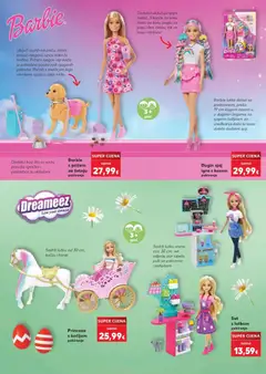 Kaufland - Kaufland katalog do 14.04.2026 - Pregled kataloga iz trgovine Kaufland, vrijedi od 15.03.2026 | Stranica: 23 | Proizvodi: Barbie, Lutka, Lak za kosu, Igra