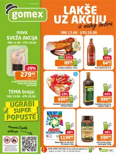 Gomex katalog - pregled Gomex kataloga - važi od 13.08.2025