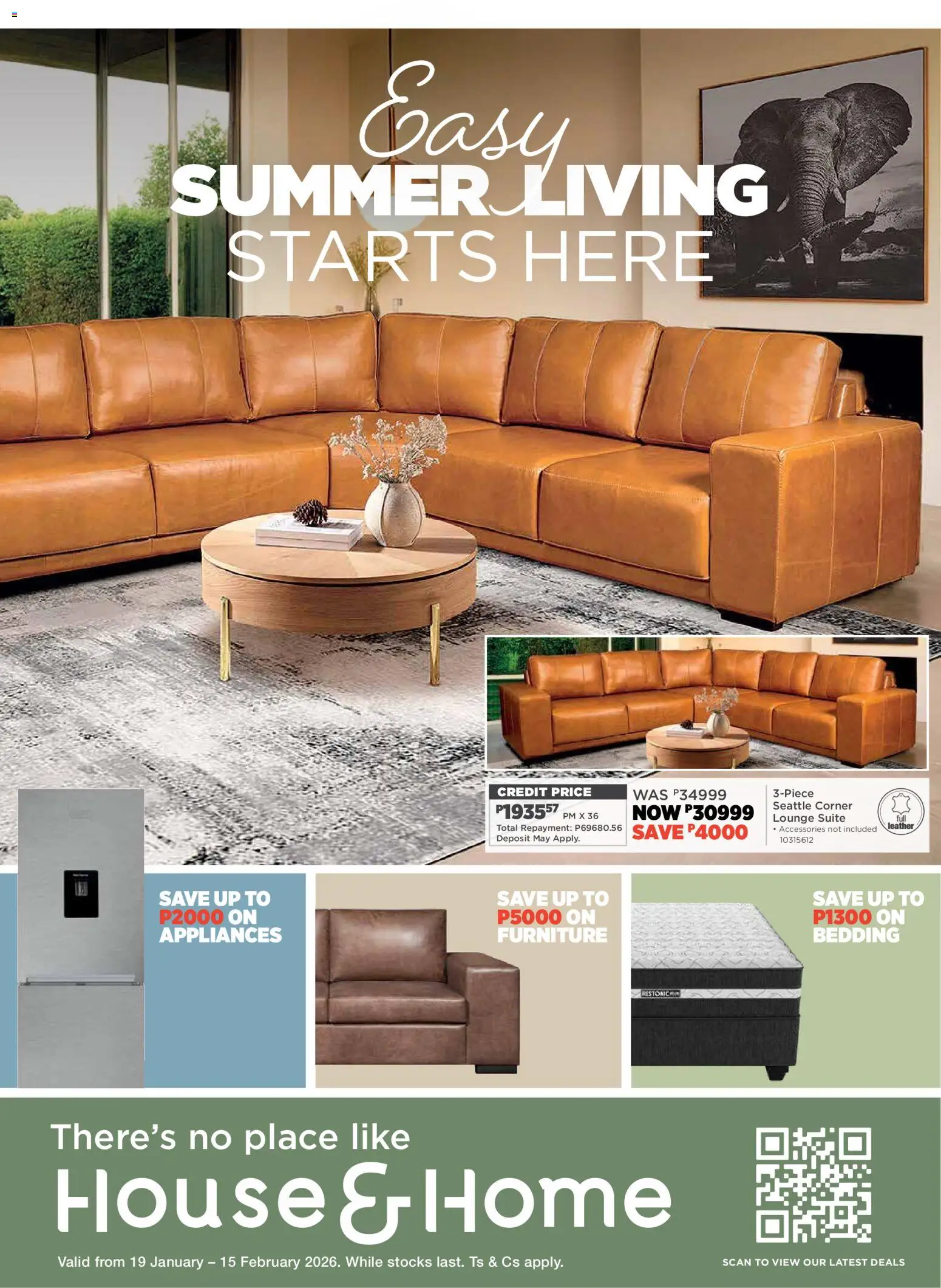 New House and Home catalogue – valid from 19.01.2026 | Page: 1 | Products: Lounge suite