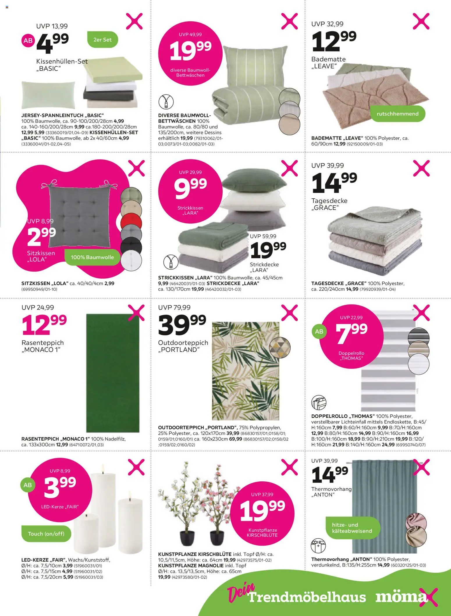 Mömax Prospekt 	 – gültig ab 27.04.2026 | Seite: 7 | Produkte: Tagesdecke