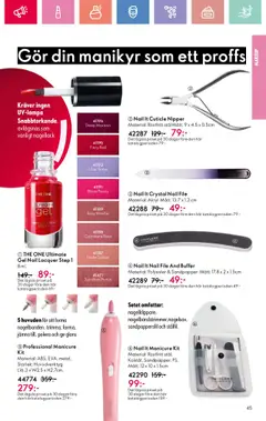 Oriflame reklamblad aktuell från 13.07.2025 | Sida: 45 | Produkter: Nagellack
