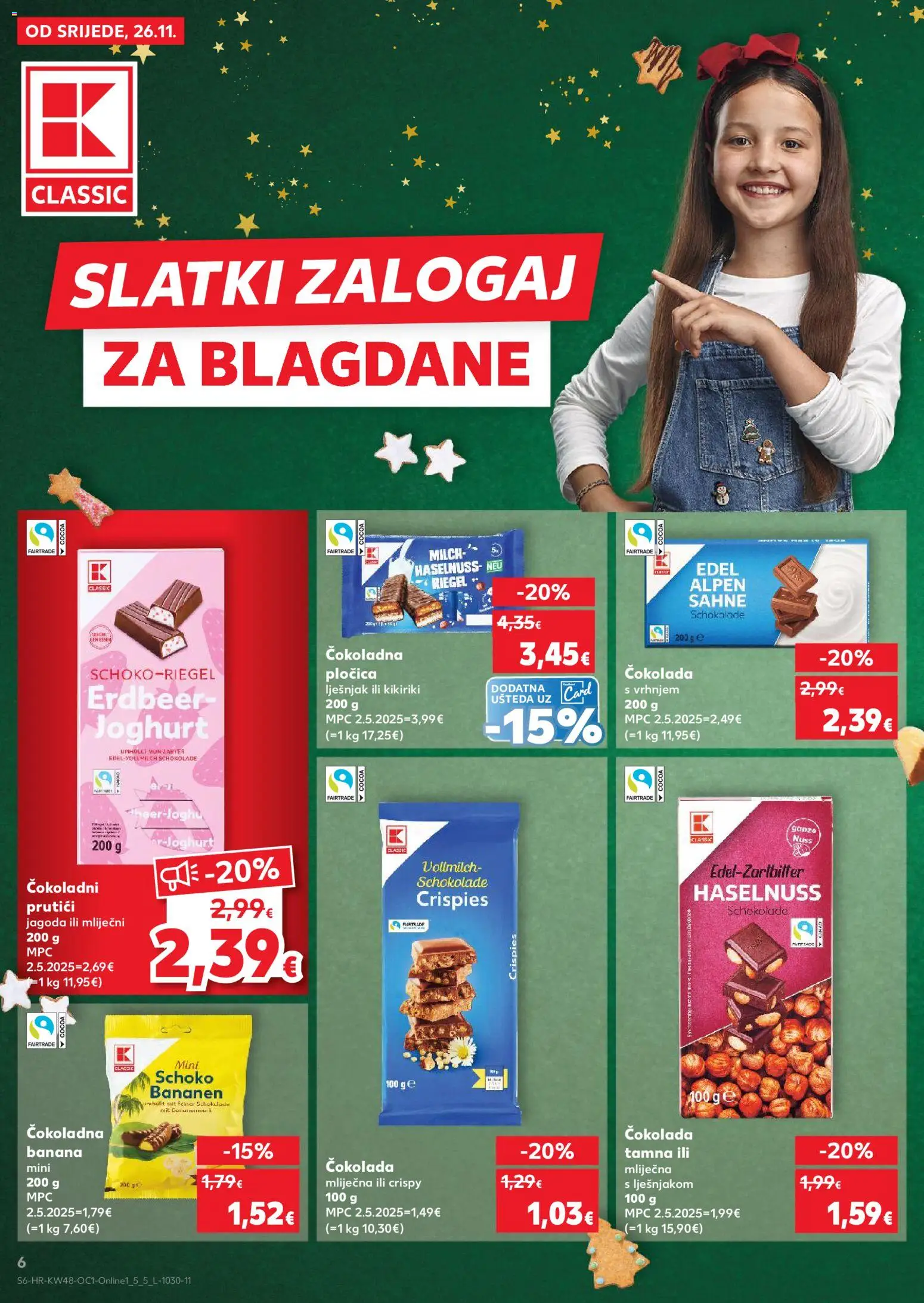 Kaufland HR akciós ujság - amely érvényes a következő dátumtól: 26.11.2025 | Oldal: 6