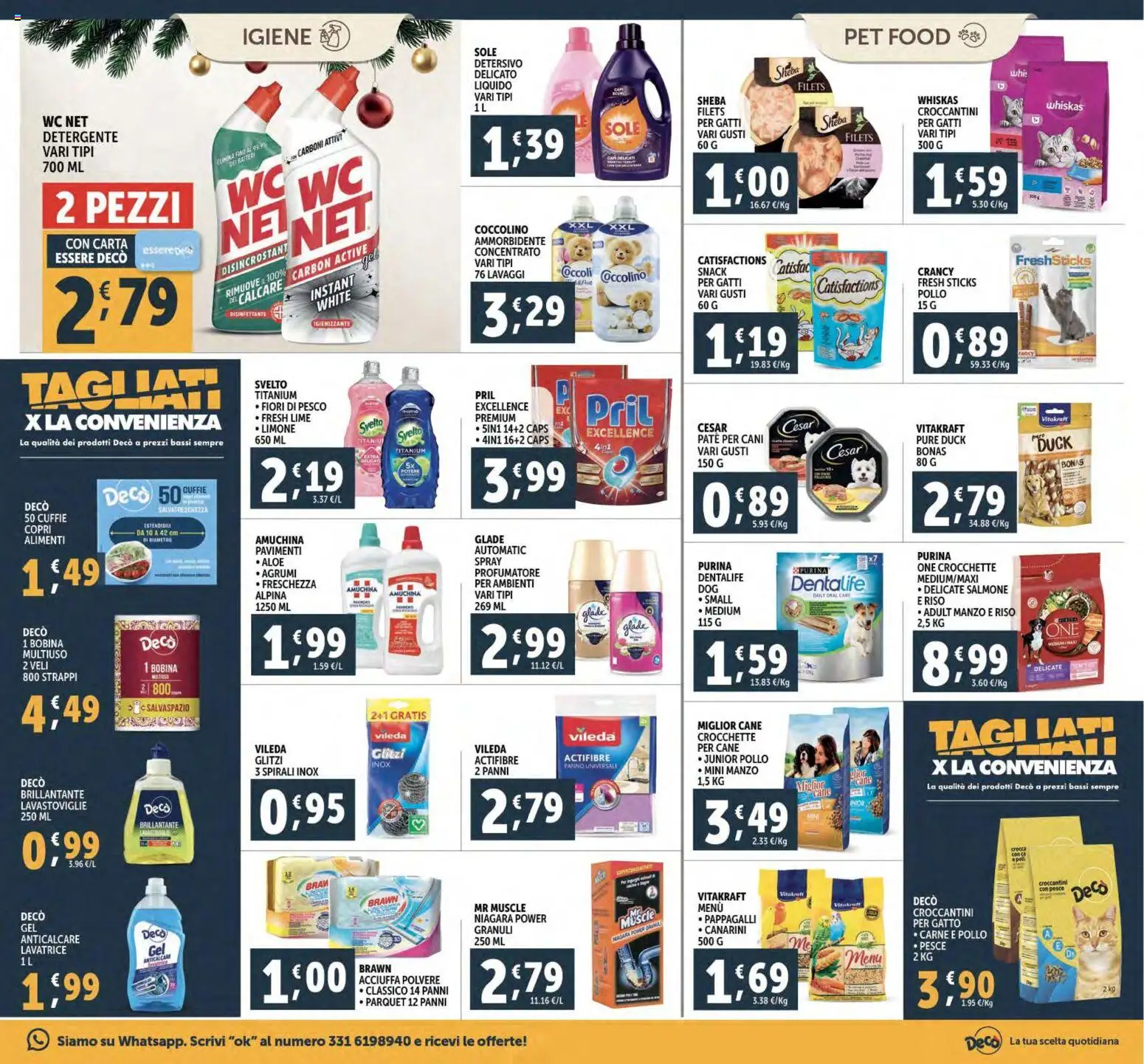 Volantino Decò del 02.12.2025 | Pagina: 27 | Prodotti: Salmone, Riso, Manzo, Anticalcare