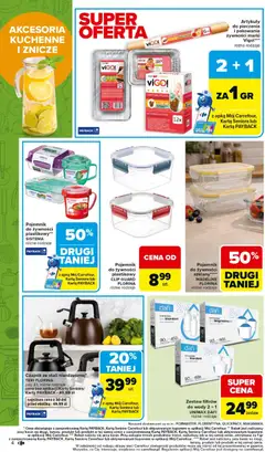 Pogląd oferty "Carrefour gazetka - Łap super okazje" - ważna od 30.03.2026 | Strona: 4 | Produkty: Karta, Czajnik, Znicze