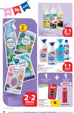 Carrefour - Hypermarkten Promoties  - Voorbeeld van een folder van Carrefour, geldig van 15.10.2025 | Pagina: 28 | Producten: Parfums, Geuren, Rockstar, Douche