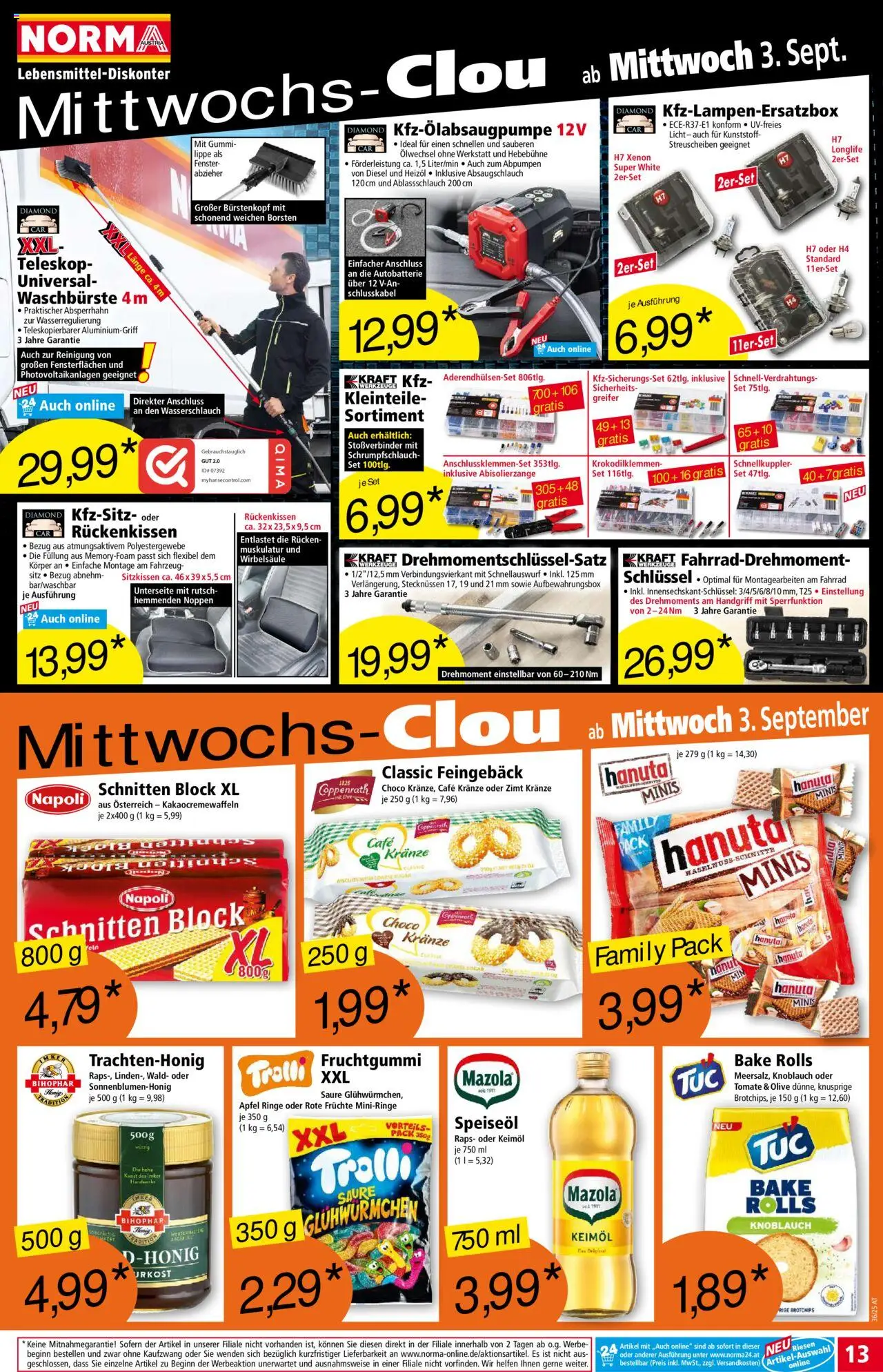 Norma Flugblatt gültig ab 01.09.2025 | Seite: 13 | Produkte: Knoblauch, Äpfel