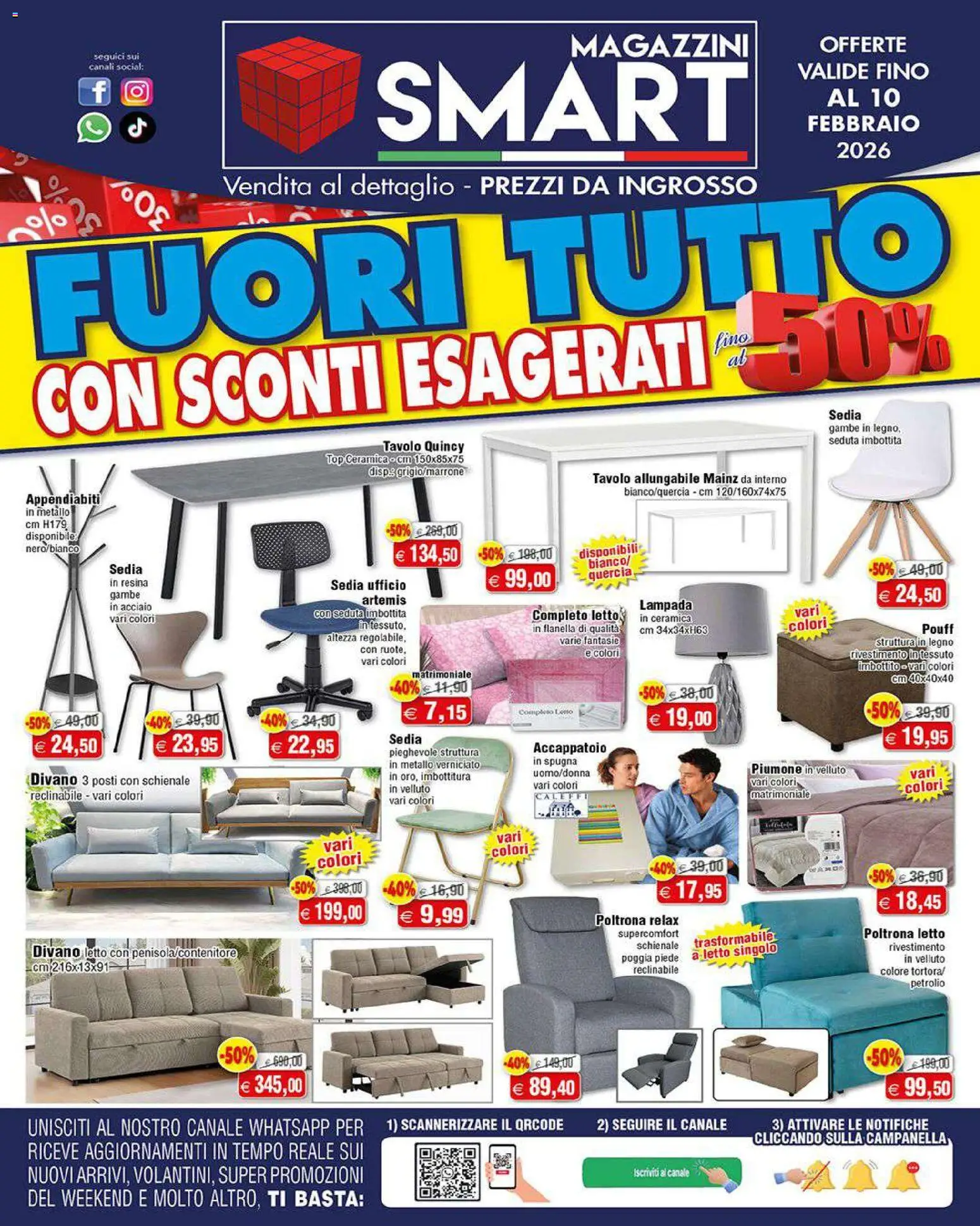 Volantino Magazzini Smart del 06.02.2026 | Pagina: 1