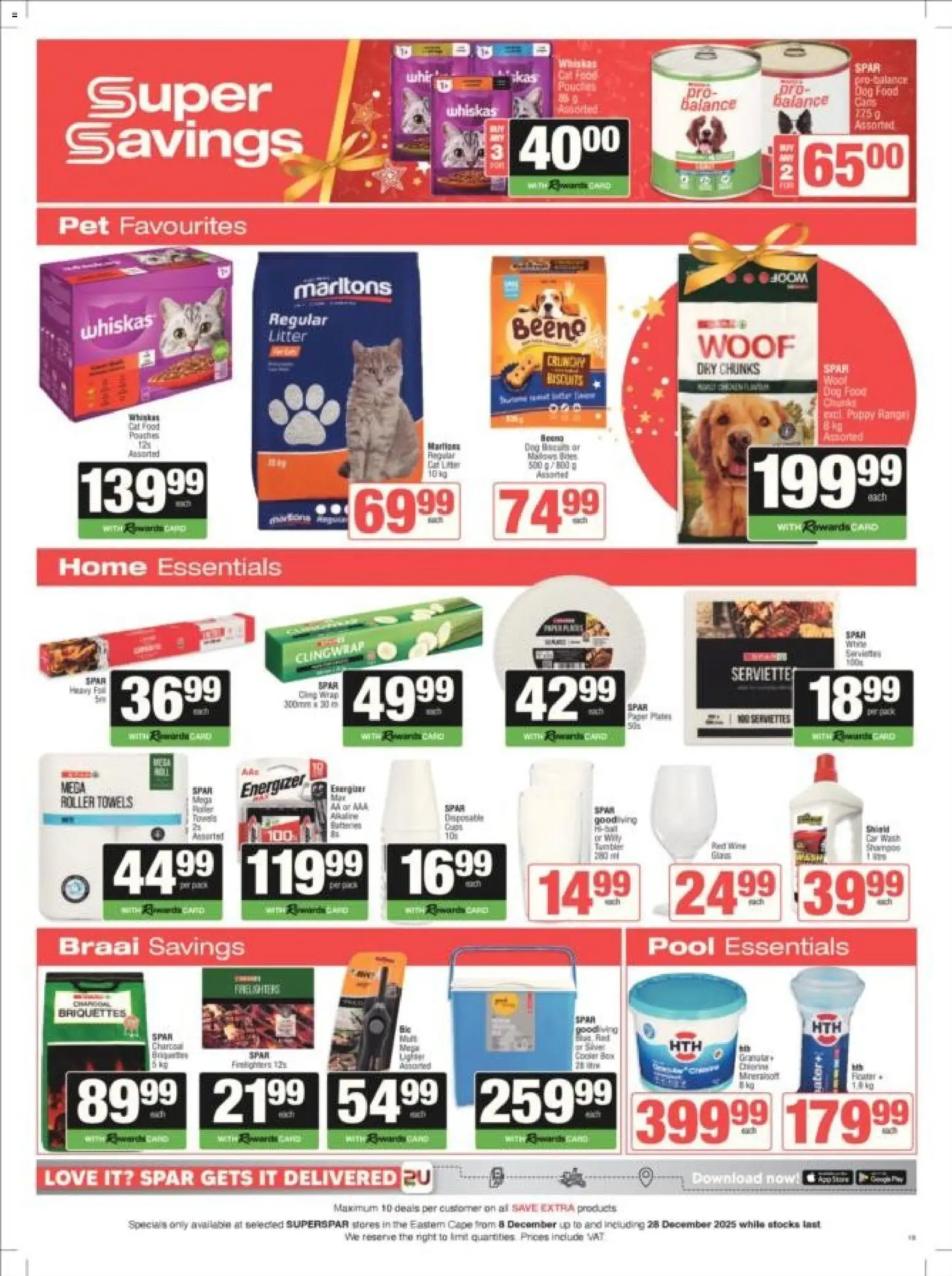 New Superspar catalogue – valid from 08.12.2025 | Page: 19 | Products: Car wash, Cat food, Dog food