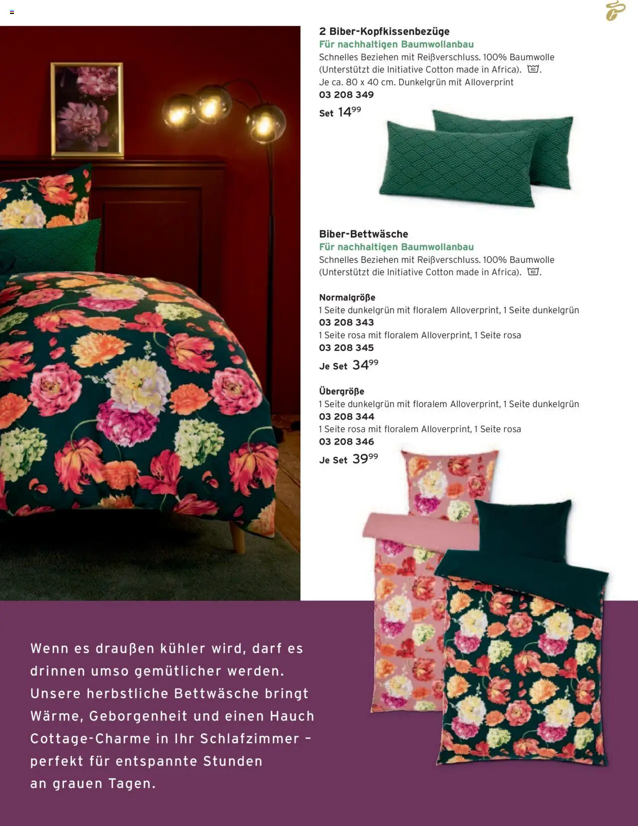 Katalog Tchibo Herbst – gültig ab 15.09.2025 | Seite: 137 | Produkte: Bettwäsche