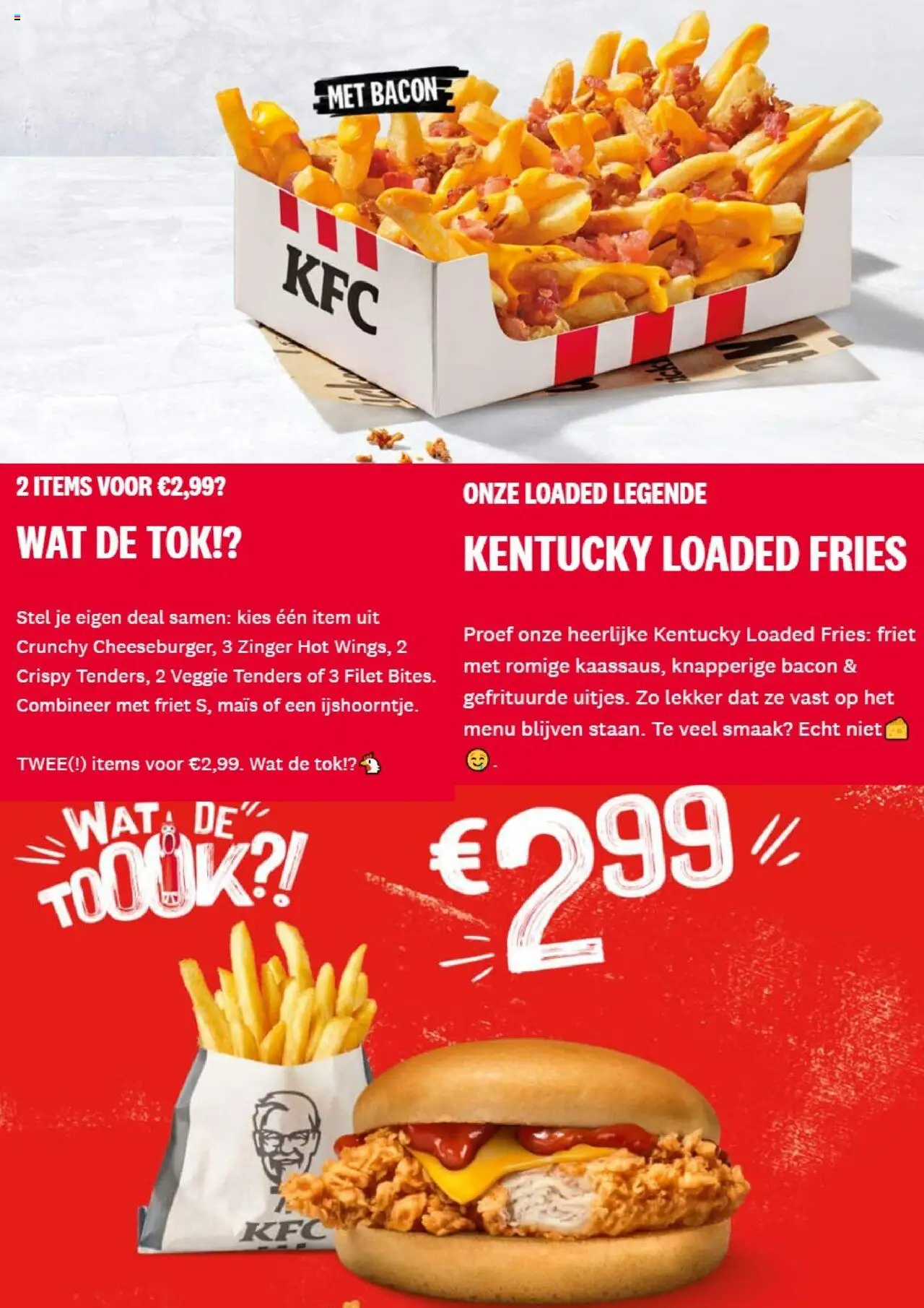  | Pagina: 2 | Producten: Bacon, Friet, Maïs