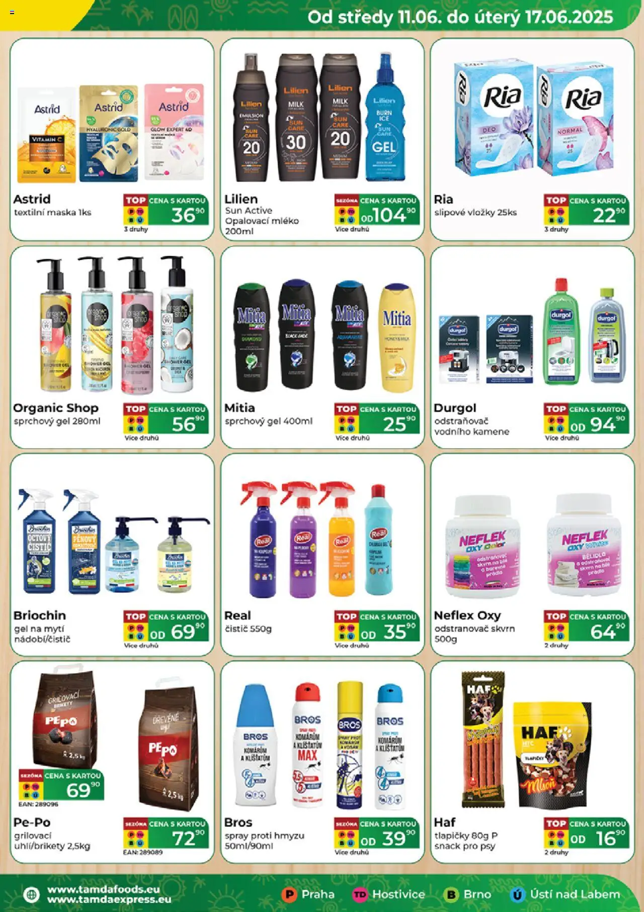 Tamda Foods leták od 11.06.2025 | Strana: 5 | Produkty: Sprchový gel, Mléko, Pepo, Maska
