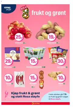 Forhåndsvisning av Coop Extra kundeavis gyldig fra 20.10.2025 | Side: 8 | Produkter: Epler, Rjuha, Løk, Poteter