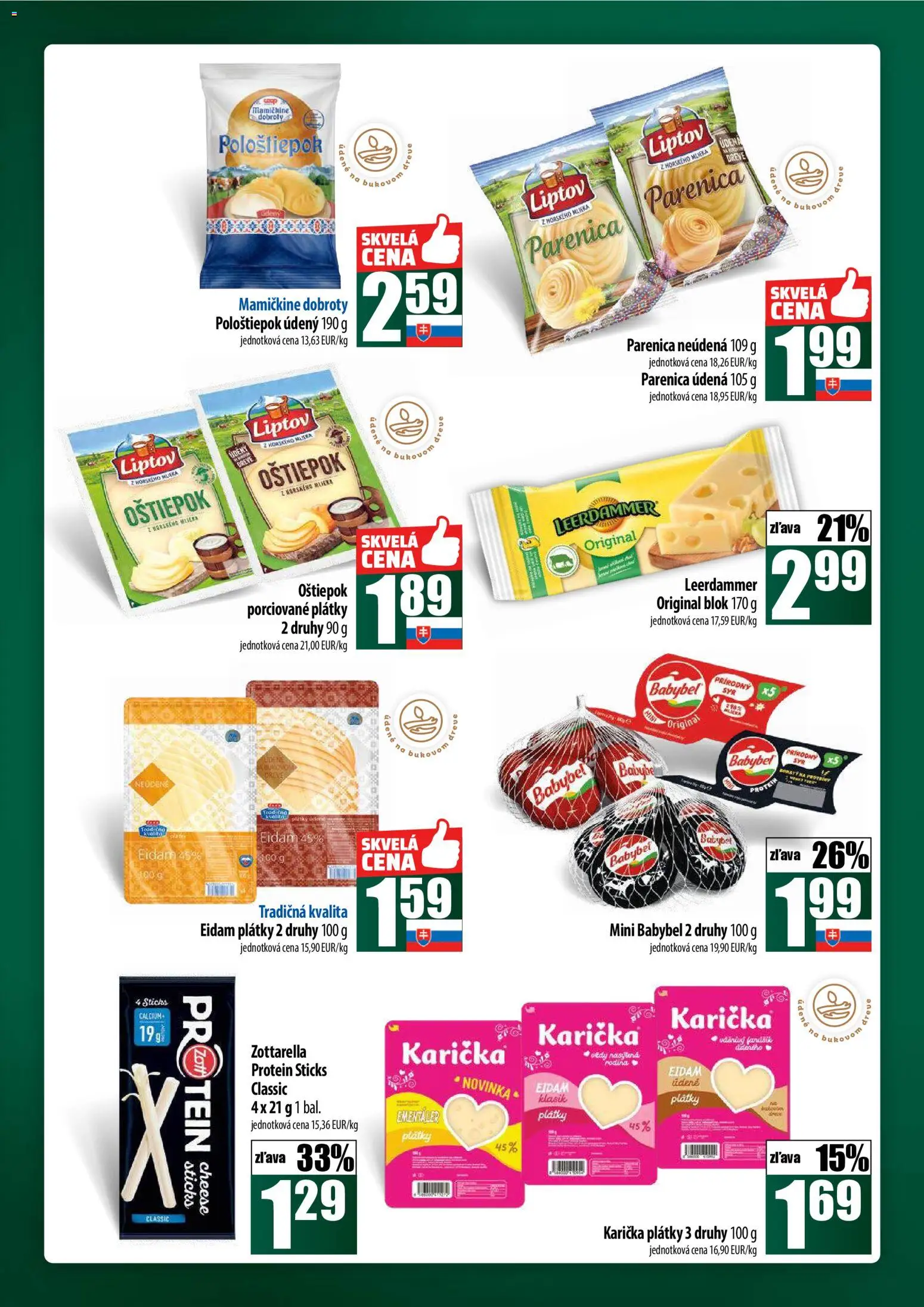 Nové COOP Jednota akcie – leták je platný od 27.11.2025 | Strana: 20 | Produkty: Eidam, Protein
