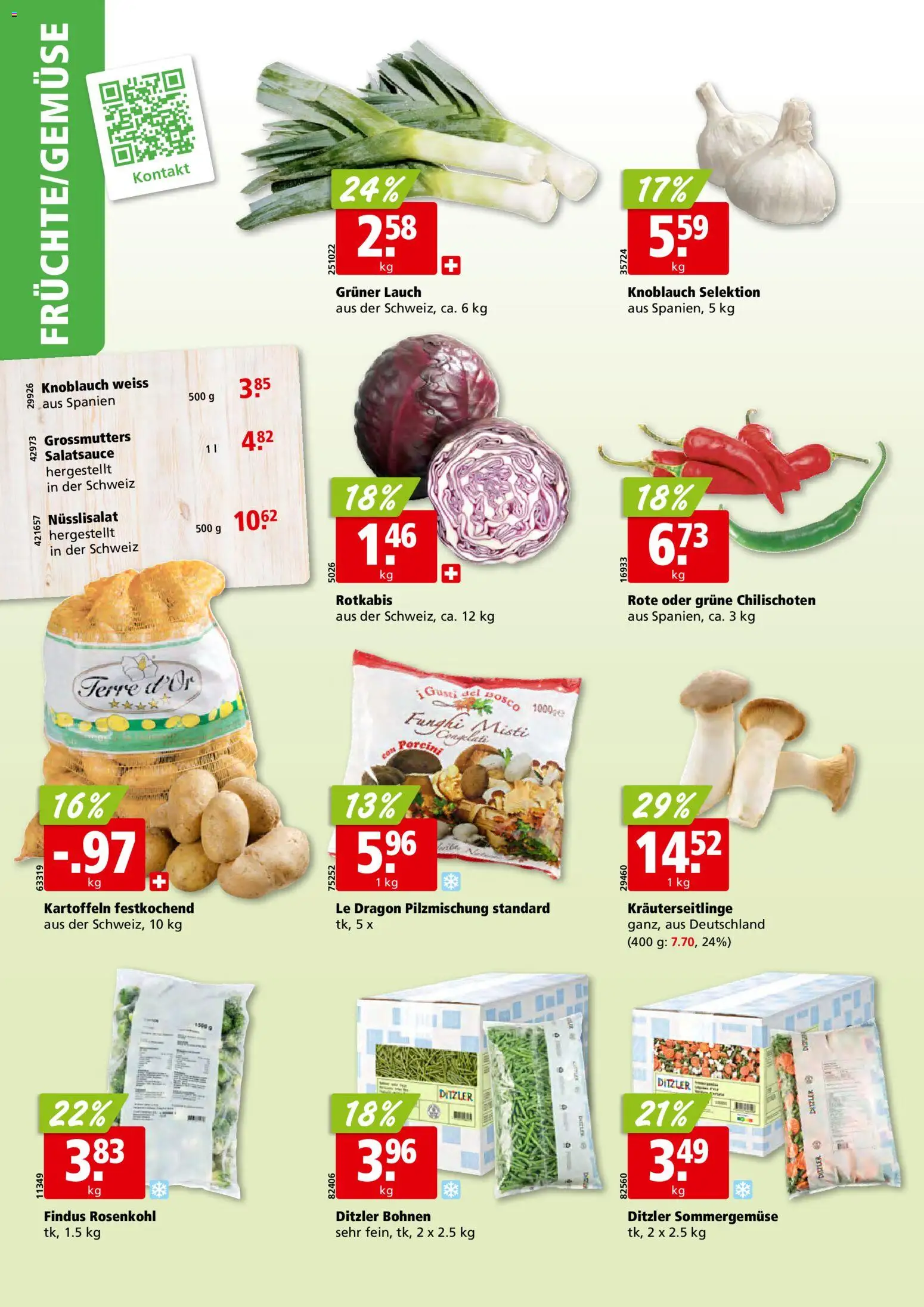 Aligro Aktionen Schlieren, Gossau SG, Frauenfeld, Rapperswil-Jona, Sargans, Bern, Brüttisellen, Pratteln, Emmen, Spreitenbach – gültig ab 17.11.2025 | Seite: 2 | Produkte: Kartoffeln, Knoblauch