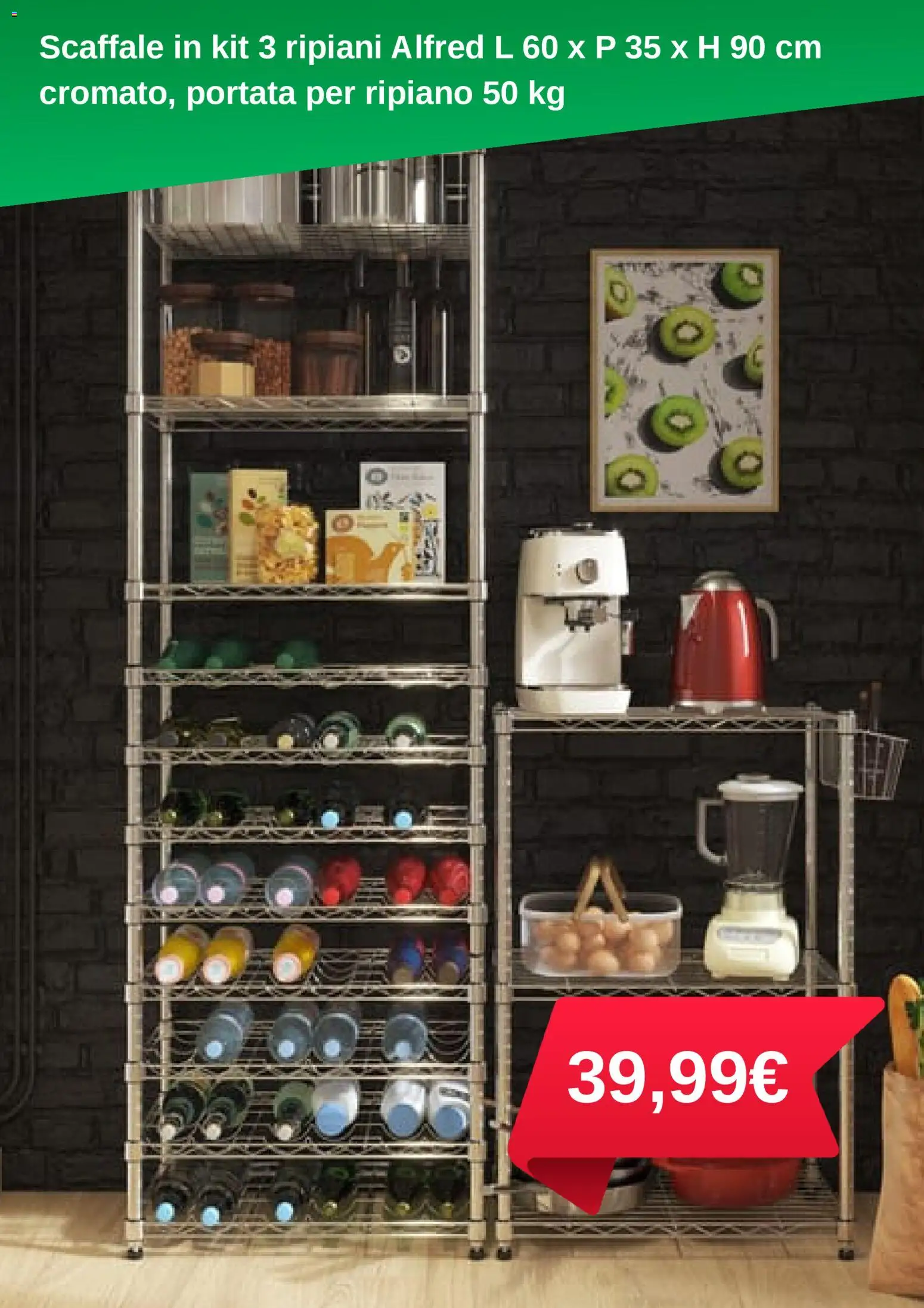 Volantino Leroy Merlin del 24.11.2025 | Pagina: 8 | Prodotti: Ripiano, Scaffale