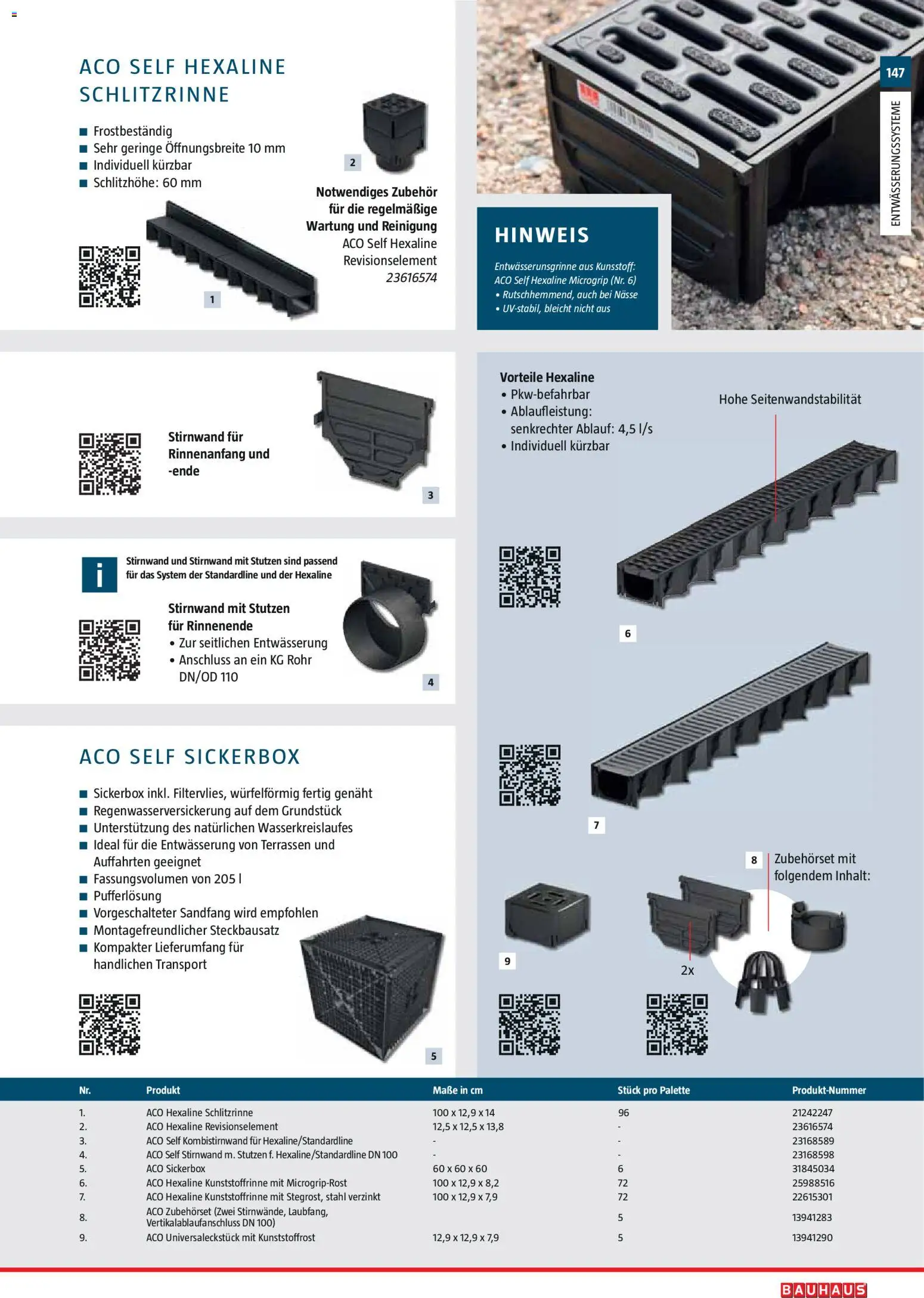 Bauhaus Gartenbaumaterialien 2026 – gültig ab 02.03.2026 | Seite: 147