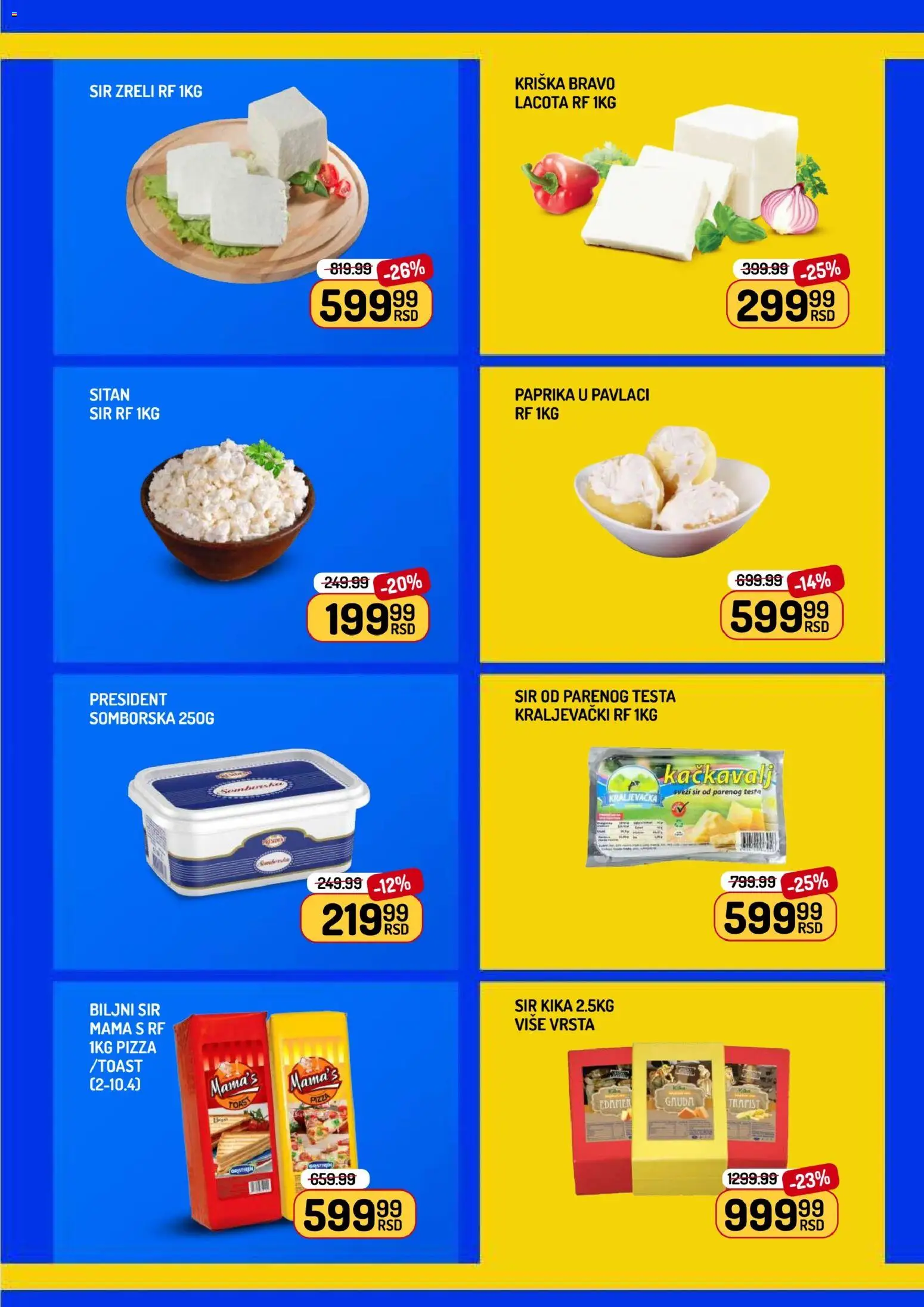 Aman katalog - važi od 02.04.2026 | Strana: 9 | Proizvode: Paprika, Sir, Kačkavalj, Paprika u pavlaci