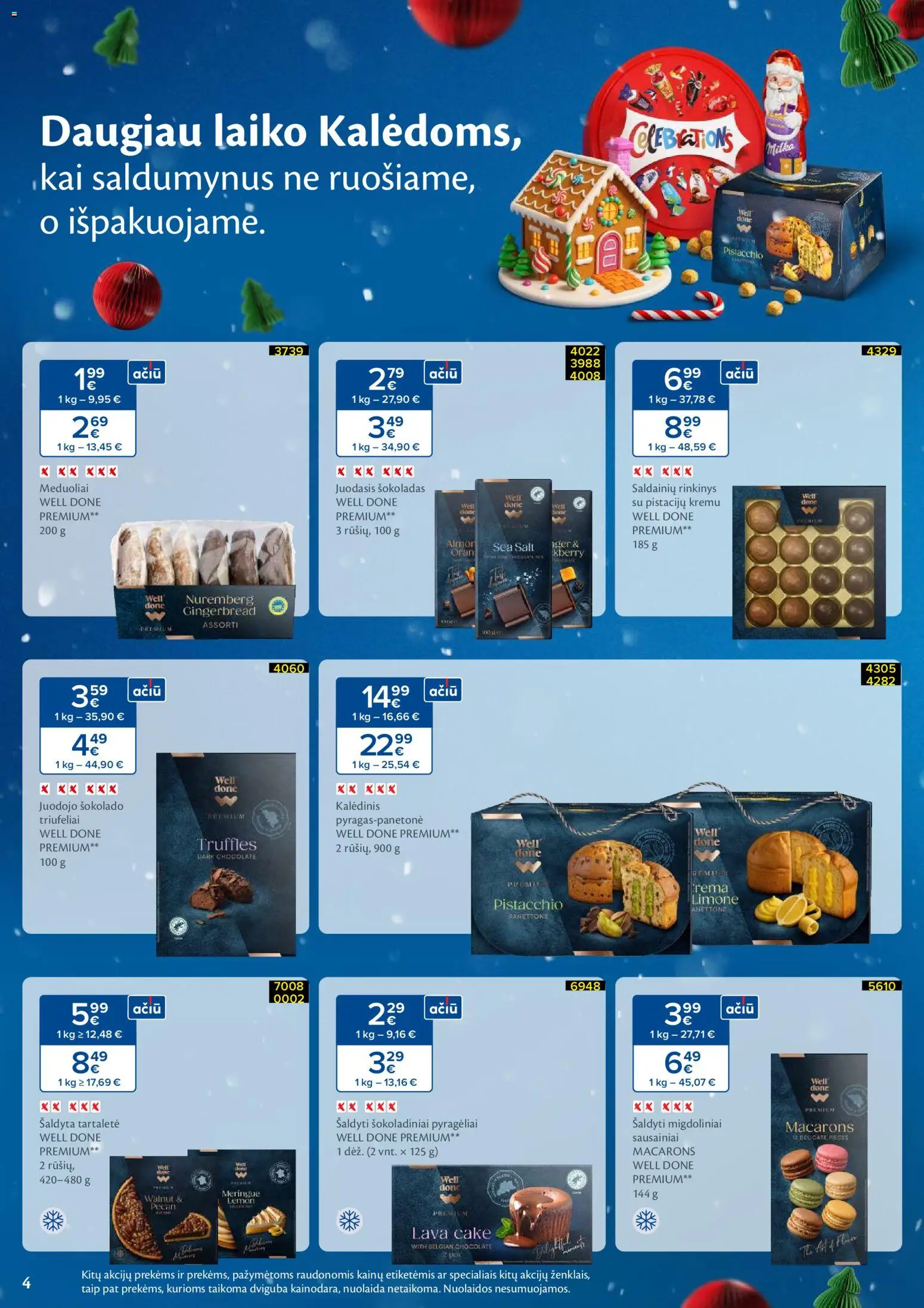 MAXIMA akcijos nuo 04.11.2025 | Puslapis: 4 | Prekių: Sausainiai, Šokoladas