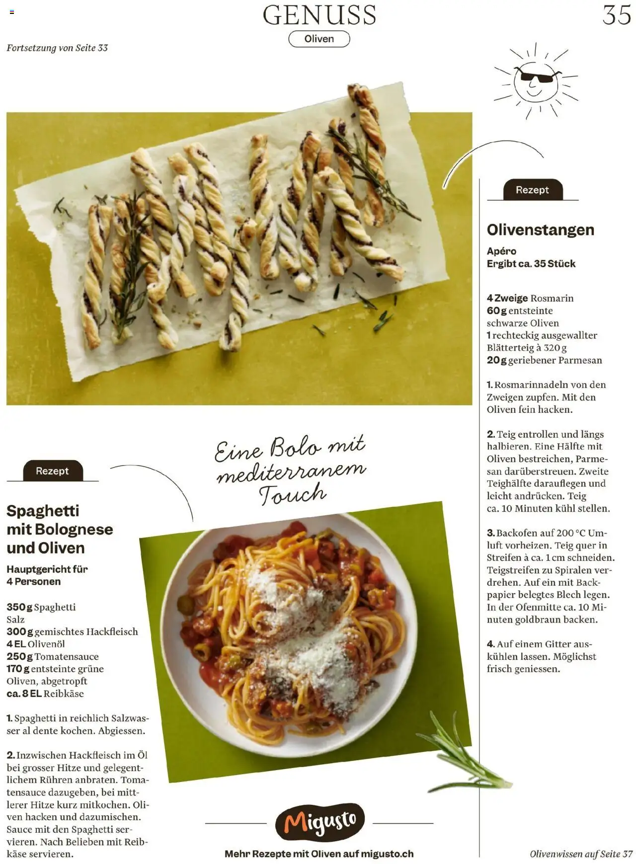 Migros Magazin ab 16.06.2025 | Seite: 35 | Produkte: Gitter, Käse, Öl, Backofen