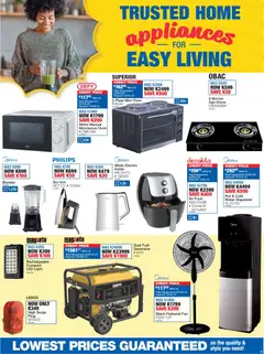 OK Furniture specials catalogue – valid from 19.01.2026 | Page: 5 | Products: Pedestal, Generator, Air fryer, Water