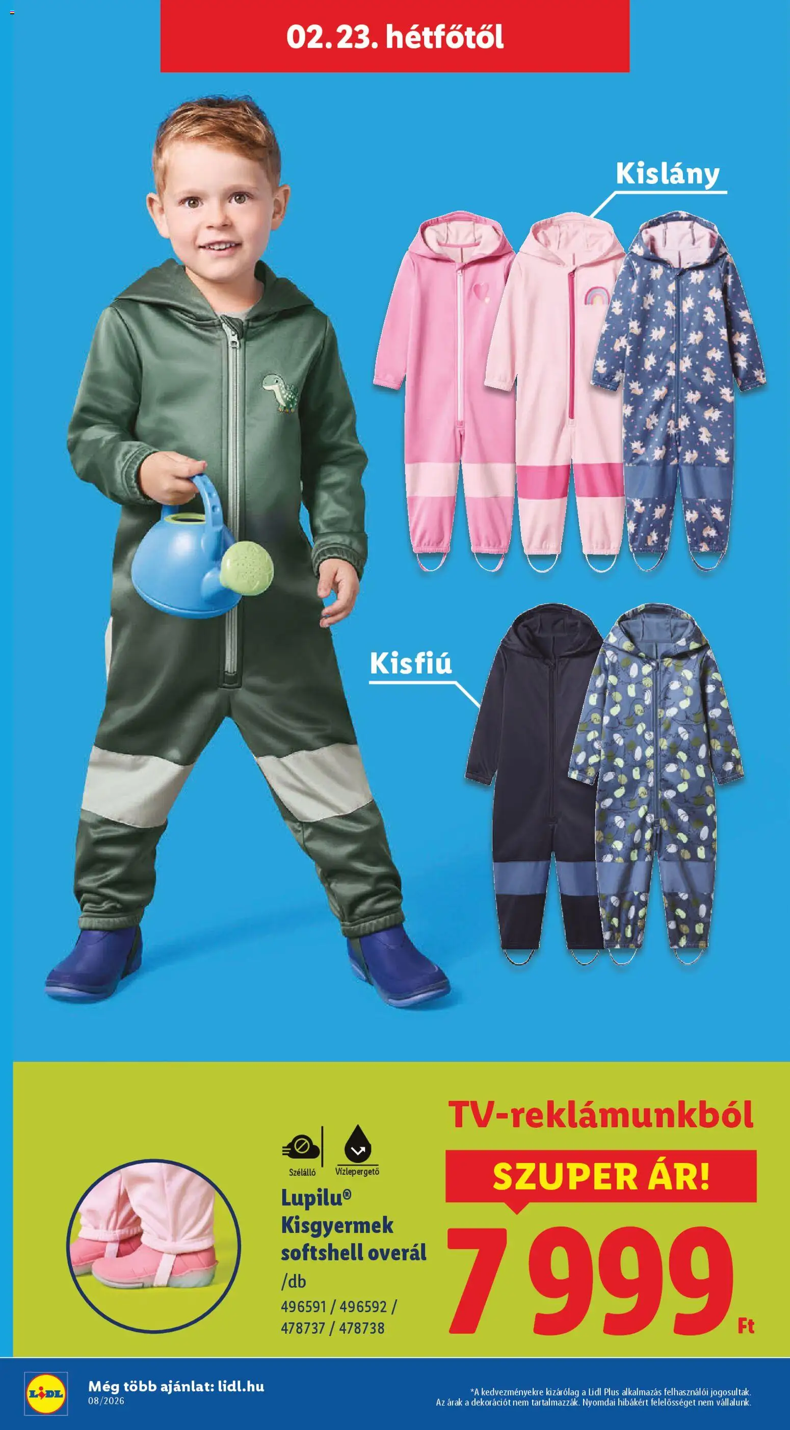 Lidl akciós ujság - amely érvényes a következő dátumtól: 19.02.2026 | Oldal: 42