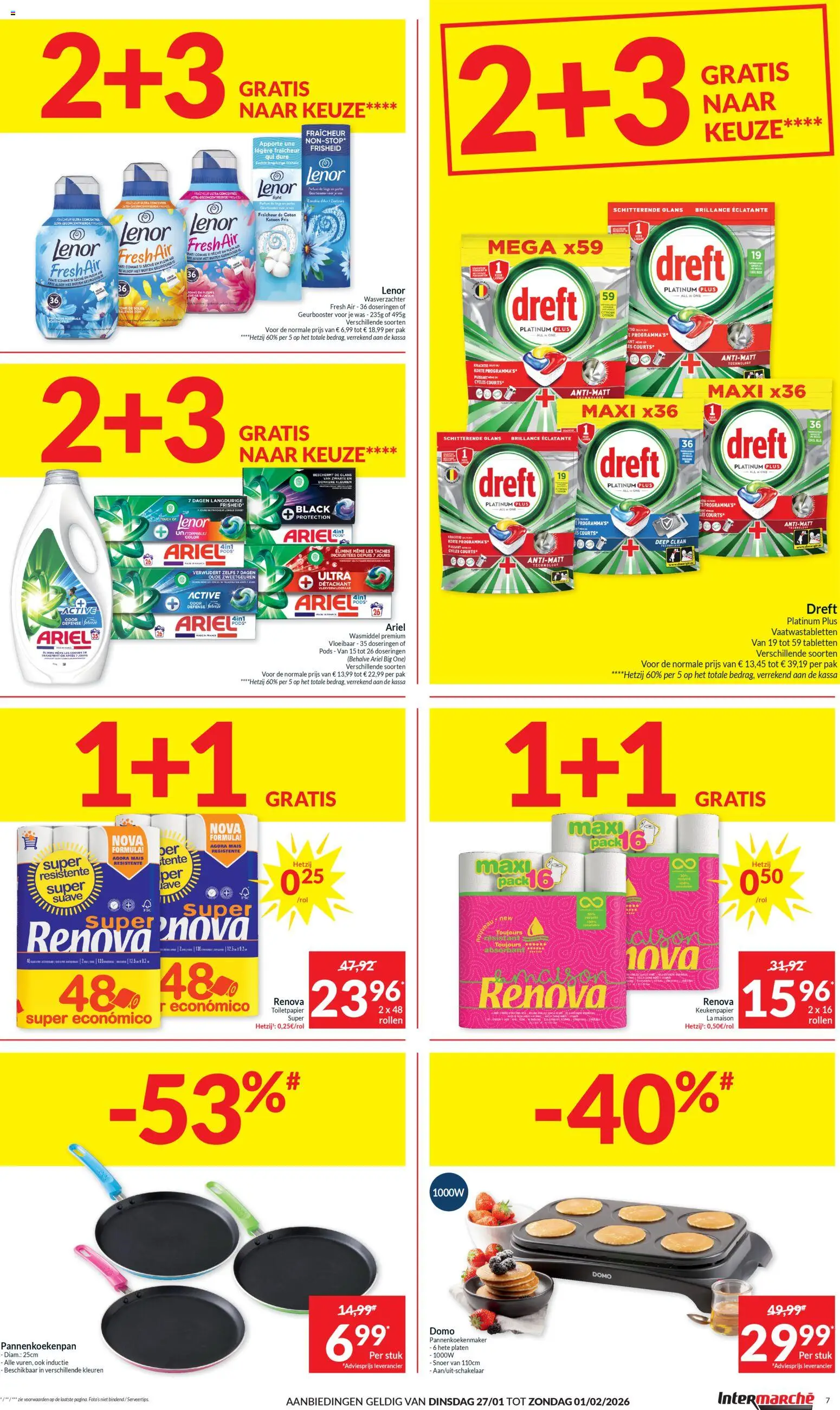 {H1} | Pagina: 7 | Producten: Maïs, Toiletpapier, Wasmiddel, Keukenpapier