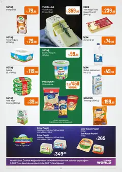 17.12.2025 tarihinden itibaren geçerli olan Özdilek kataloğu önizlemesi | Sayfa: 20 | Ürünler: Tereyağı, Yoğurt, Tulum, Kasa