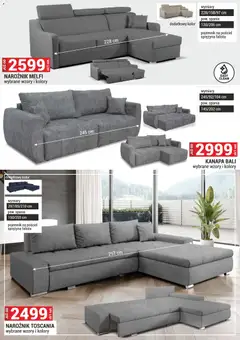 Pogląd oferty "Merkury Market Gazetka - Meble, Wypoczynki, Materace" - ważna od 02.01.2026 | Strona: 29 | Produkty: Pościel, Kanapa