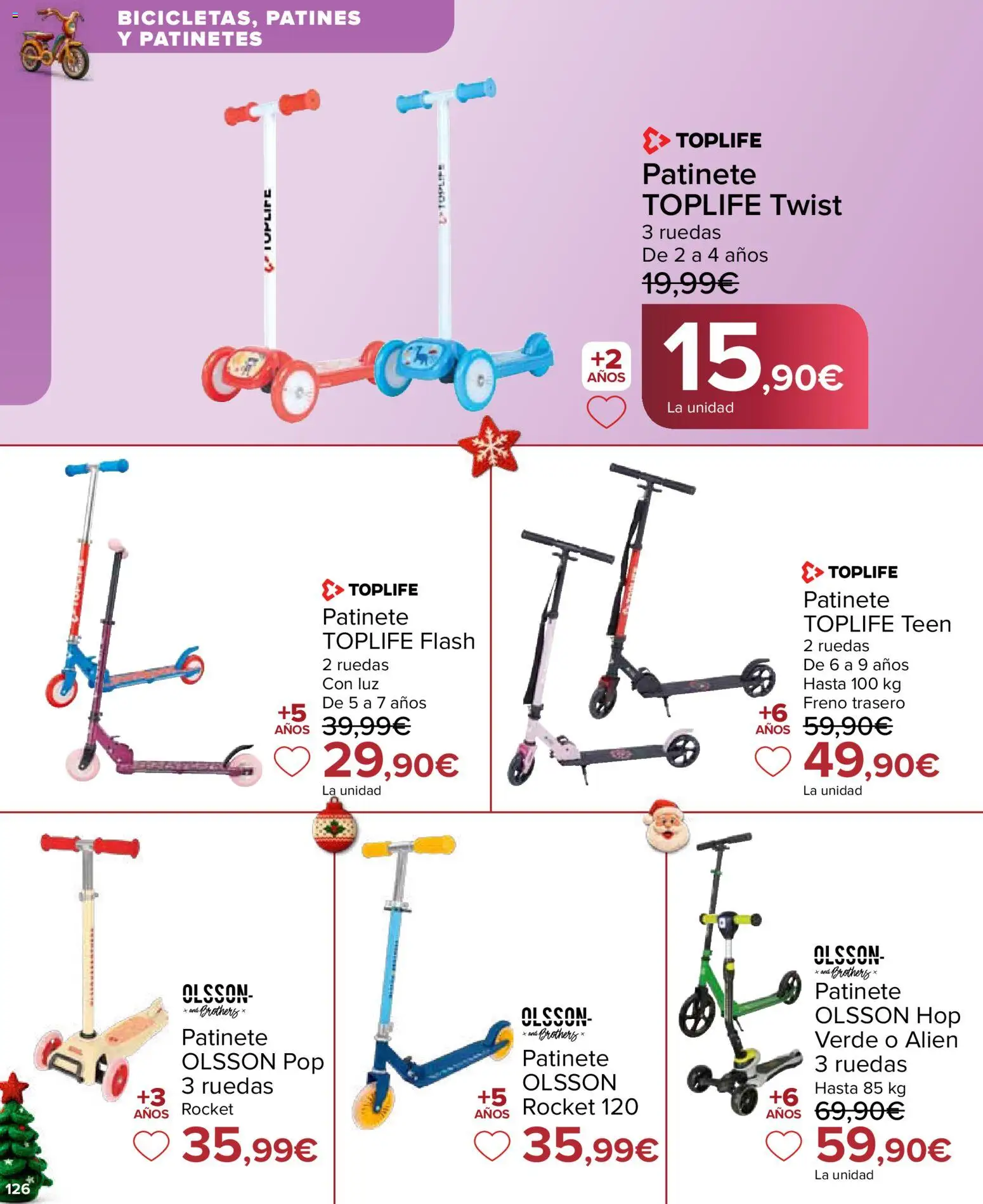 Carrefour Juguetes │ válido desde el 07.11.2025 | Página: 126 | Productos: Patinete