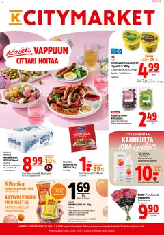 K-Citymarket-mainoslehti voimassa 29.04.2026 alkaen