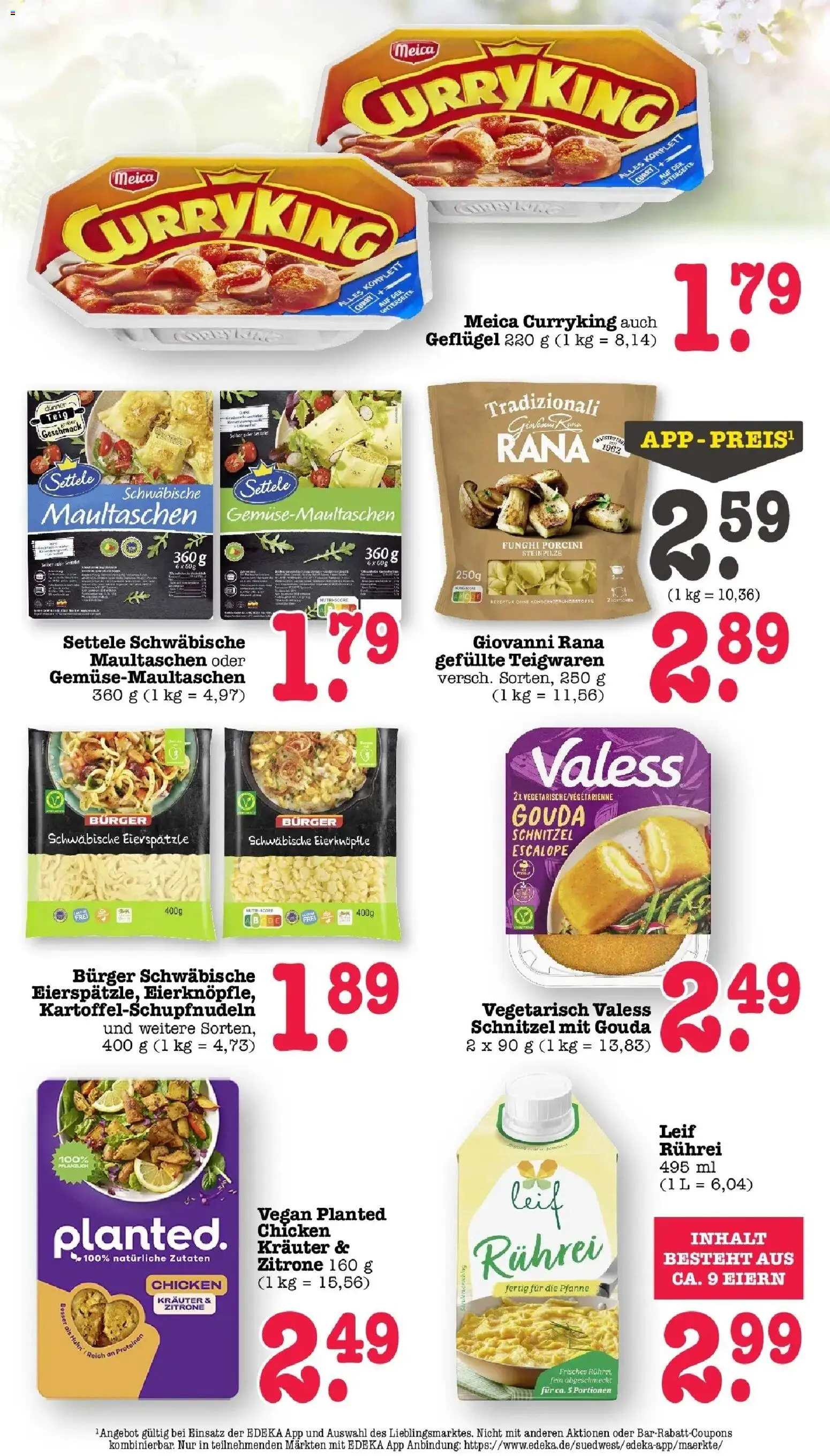 E center Prospekt Sinzheim	 – gültig ab 23.03.2026 | Seite: 20 | Produkte: Burger, Schnitzel, Zitrone, Maultaschen