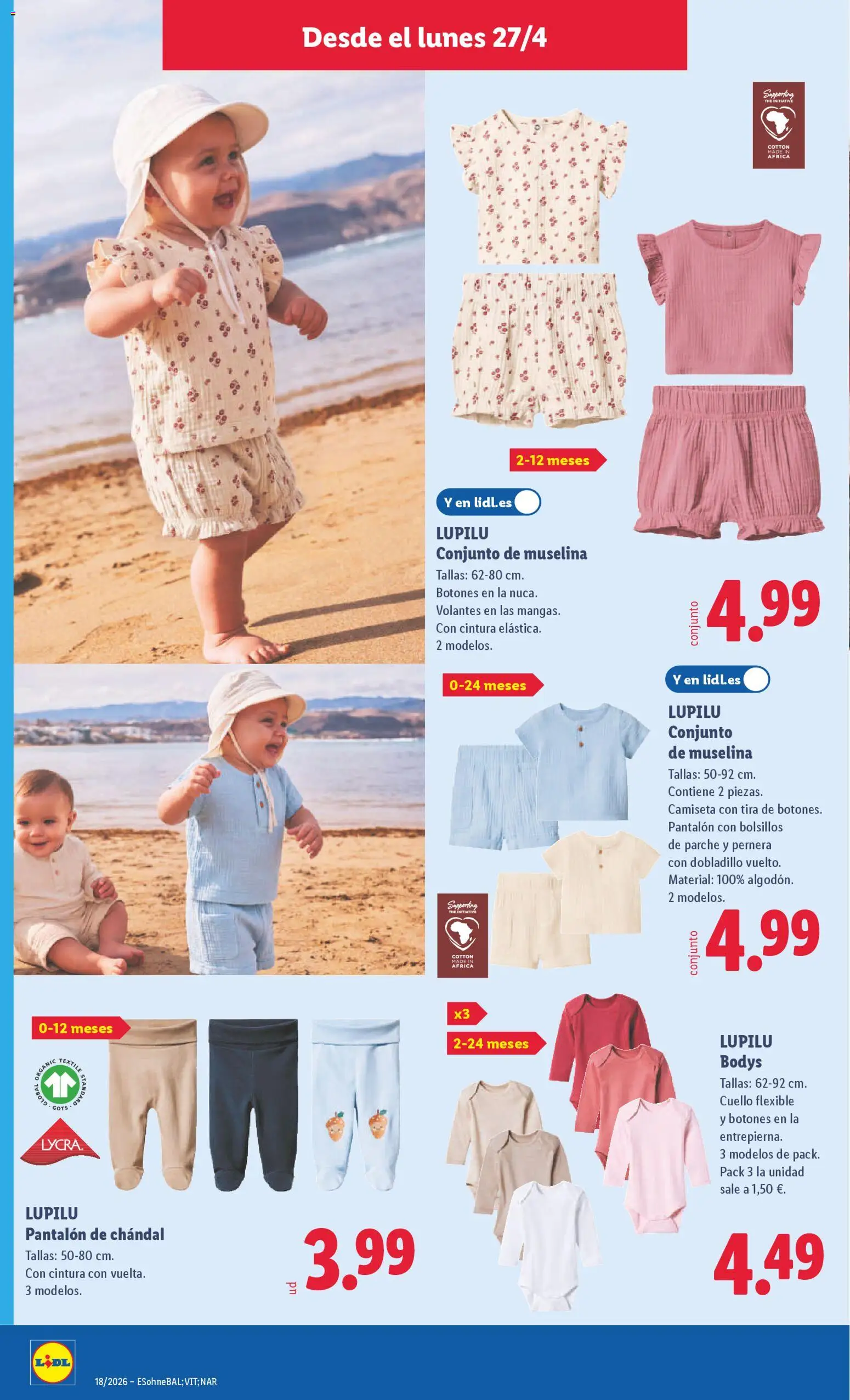 Lidl folleto de bazar │ válido desde el 27.04.2026 | Página: 18 | Productos: Pantalón de chándal